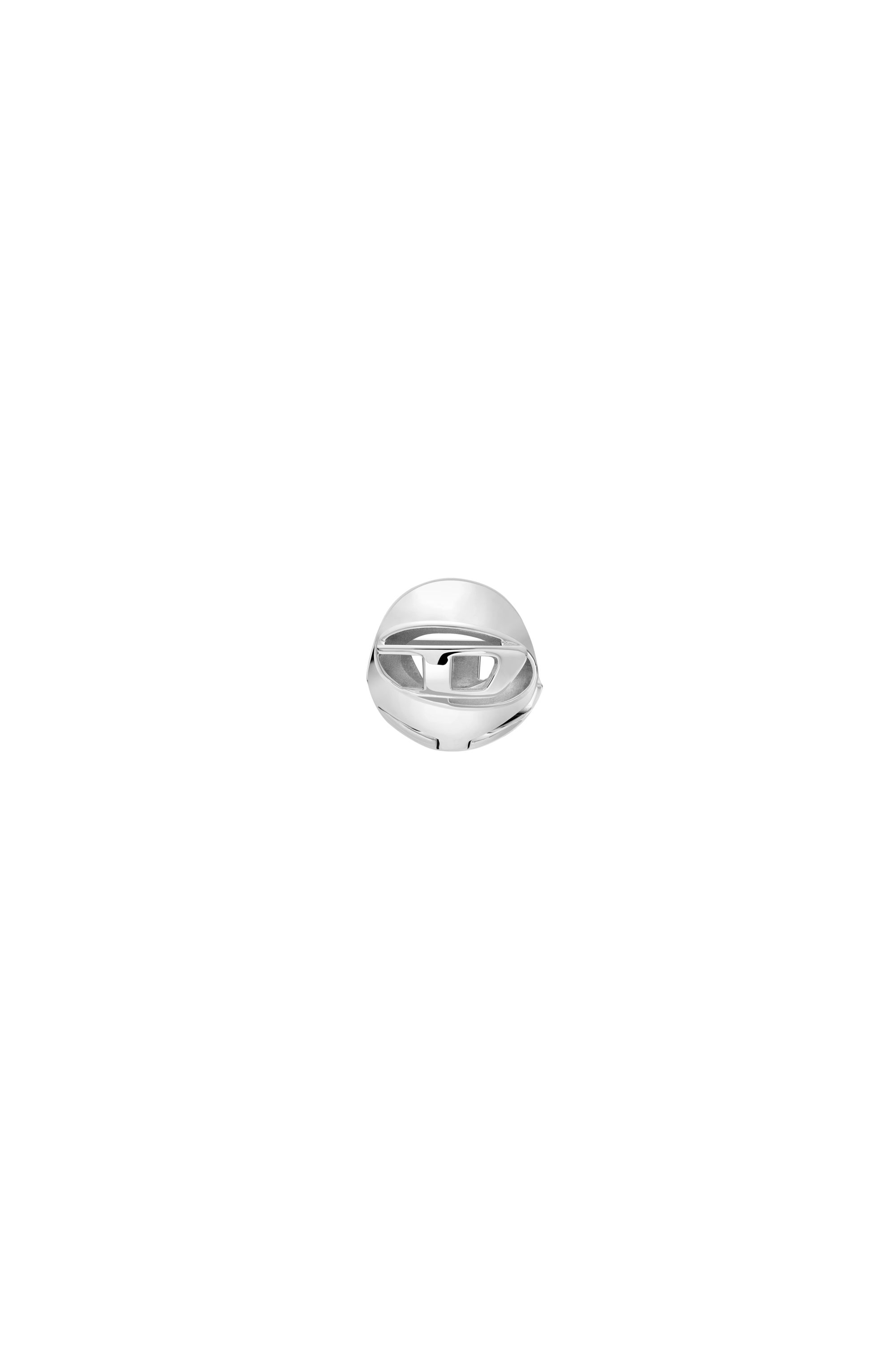 Diesel - DX1718040, Boucle d&rsquo;oreille cr&eacute;ole en acier inoxydable Mixte in Gris argent&eacute; - 2
