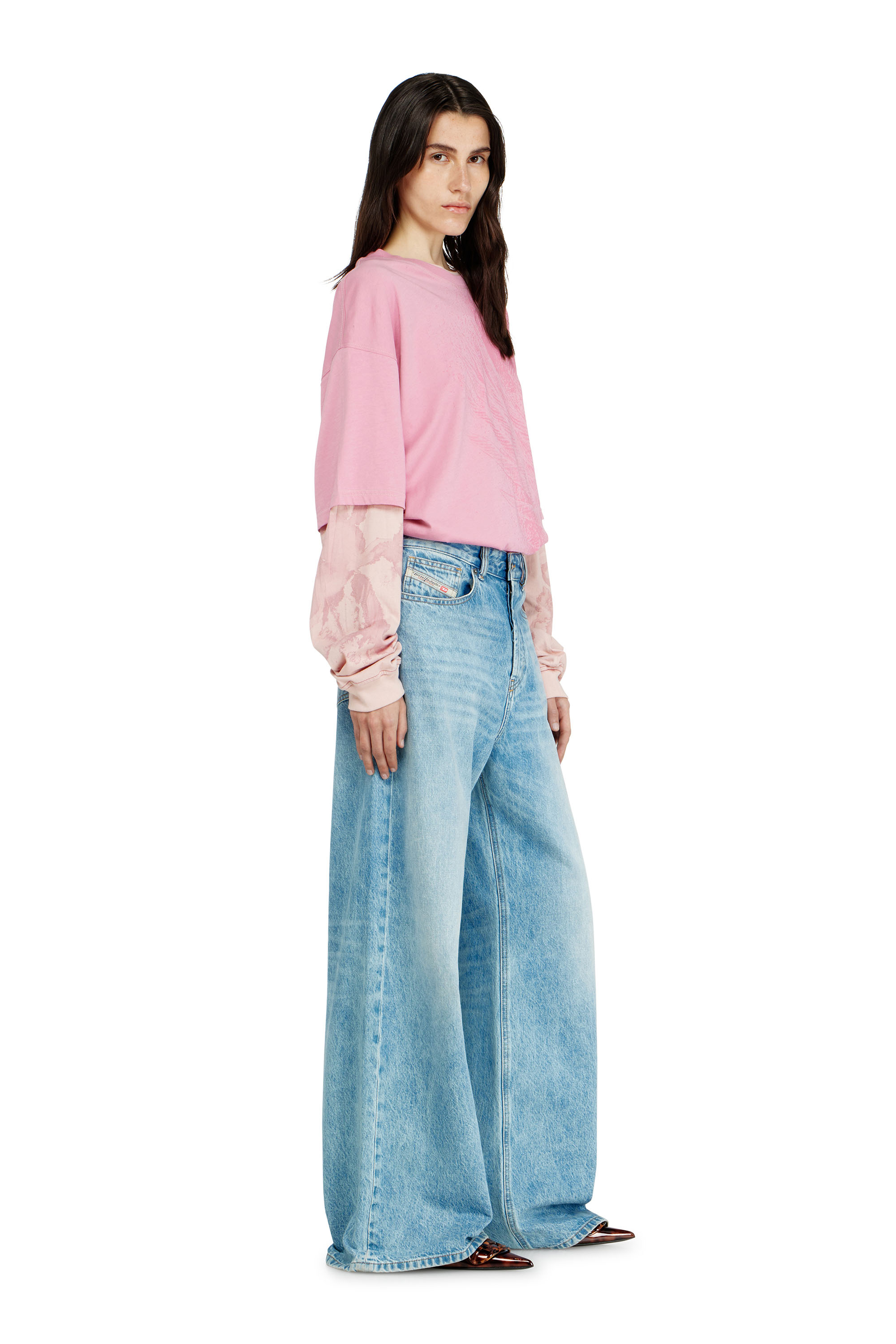 Diesel - Relaxed Jeans 1996 D-Sire 09I29 Mixte, Bleu Clair - Image 2