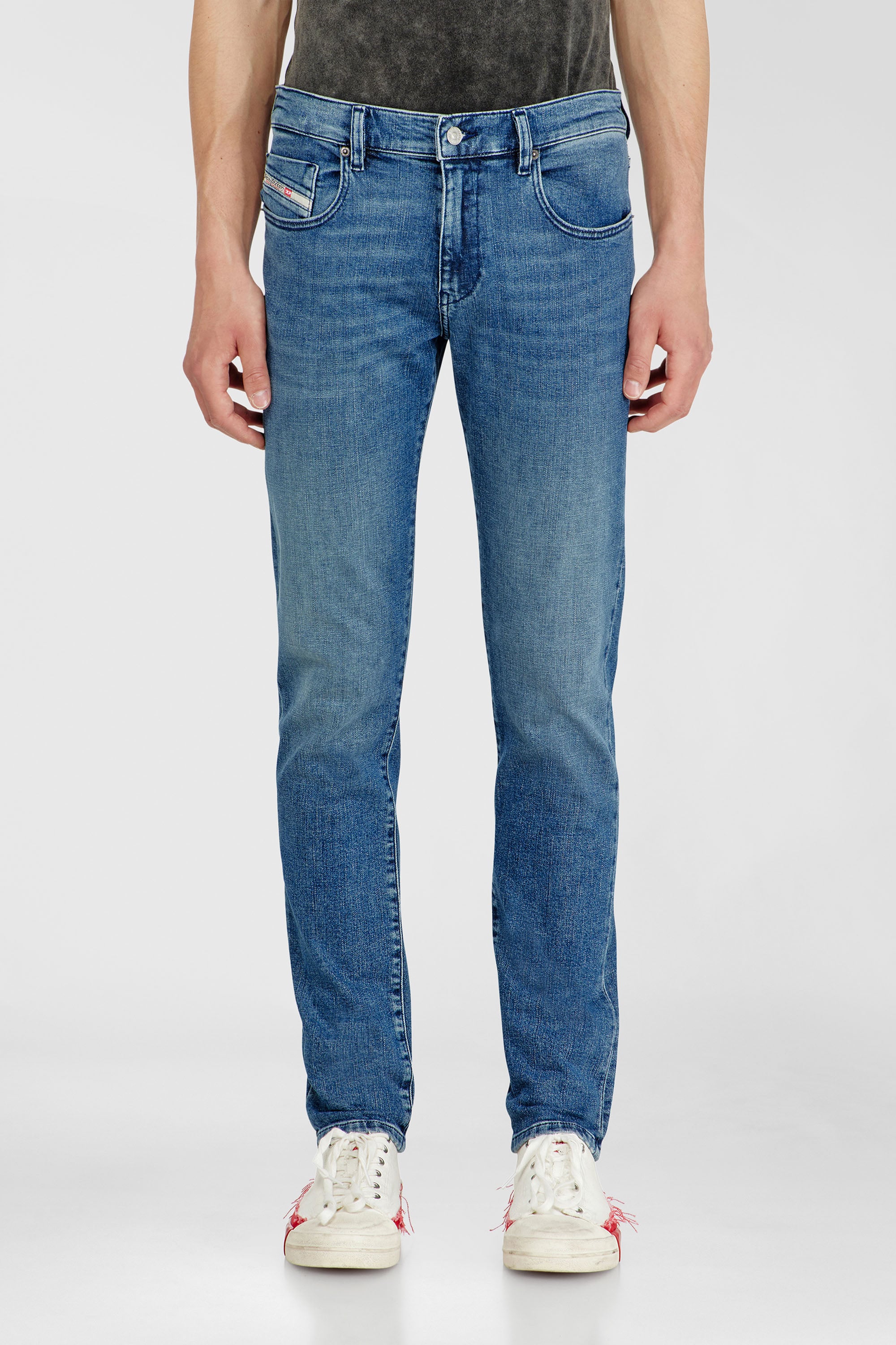 Diesel - Slim Jeans 2019 D-Strukt 0HDBK Homme, Bleu moyen - Image 1