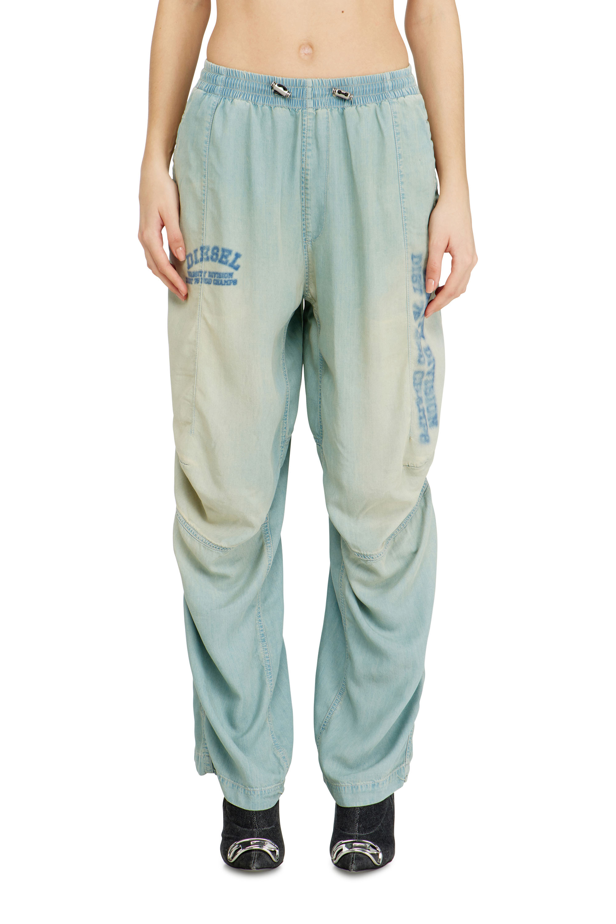 Diesel - Relaxed Jeans D-Pari 0ADCF Mixte, Bleu Clair - Image 2