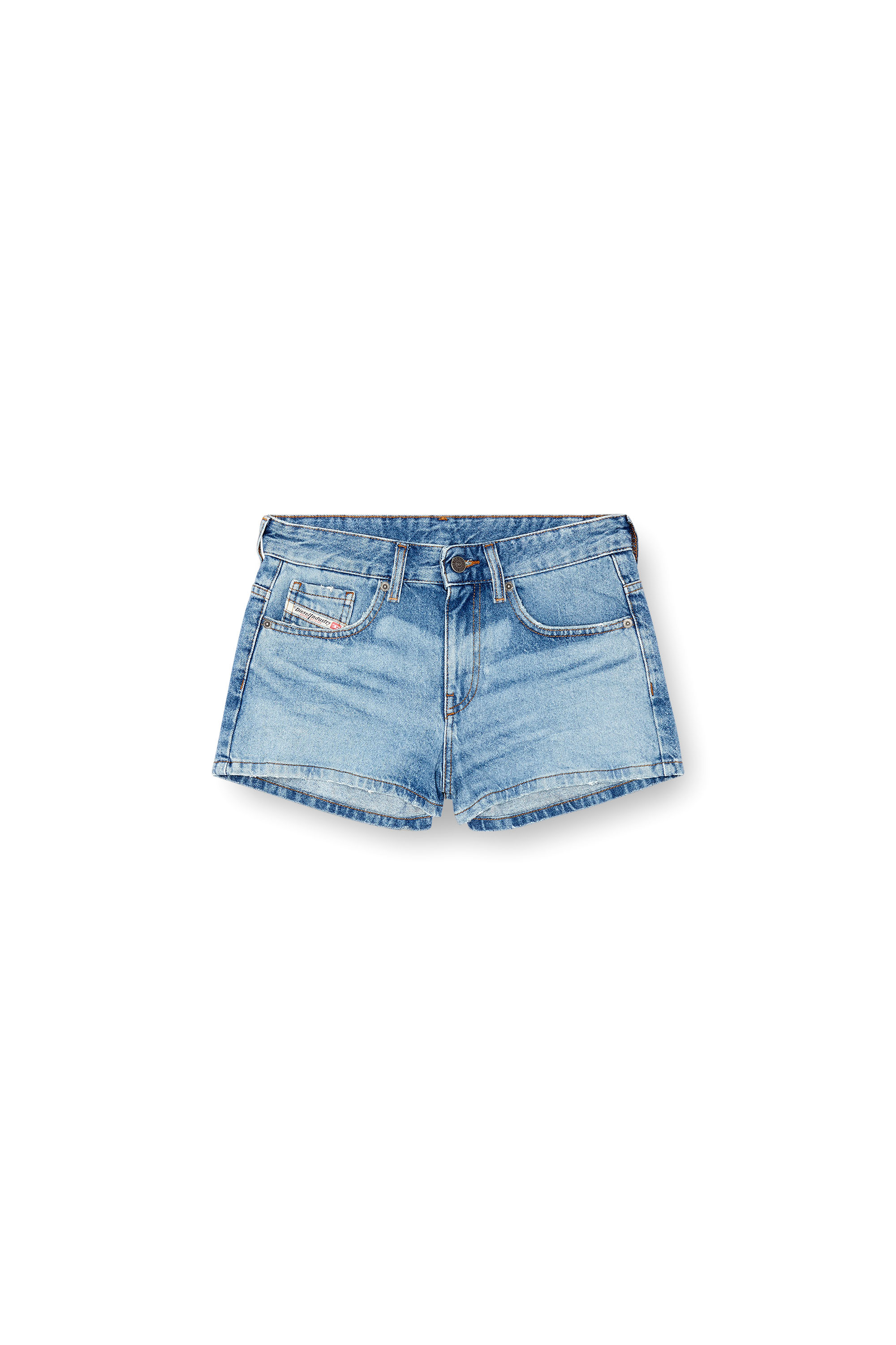 Diesel - DE-YUBA, Short en denim Femme in Bleu - 3