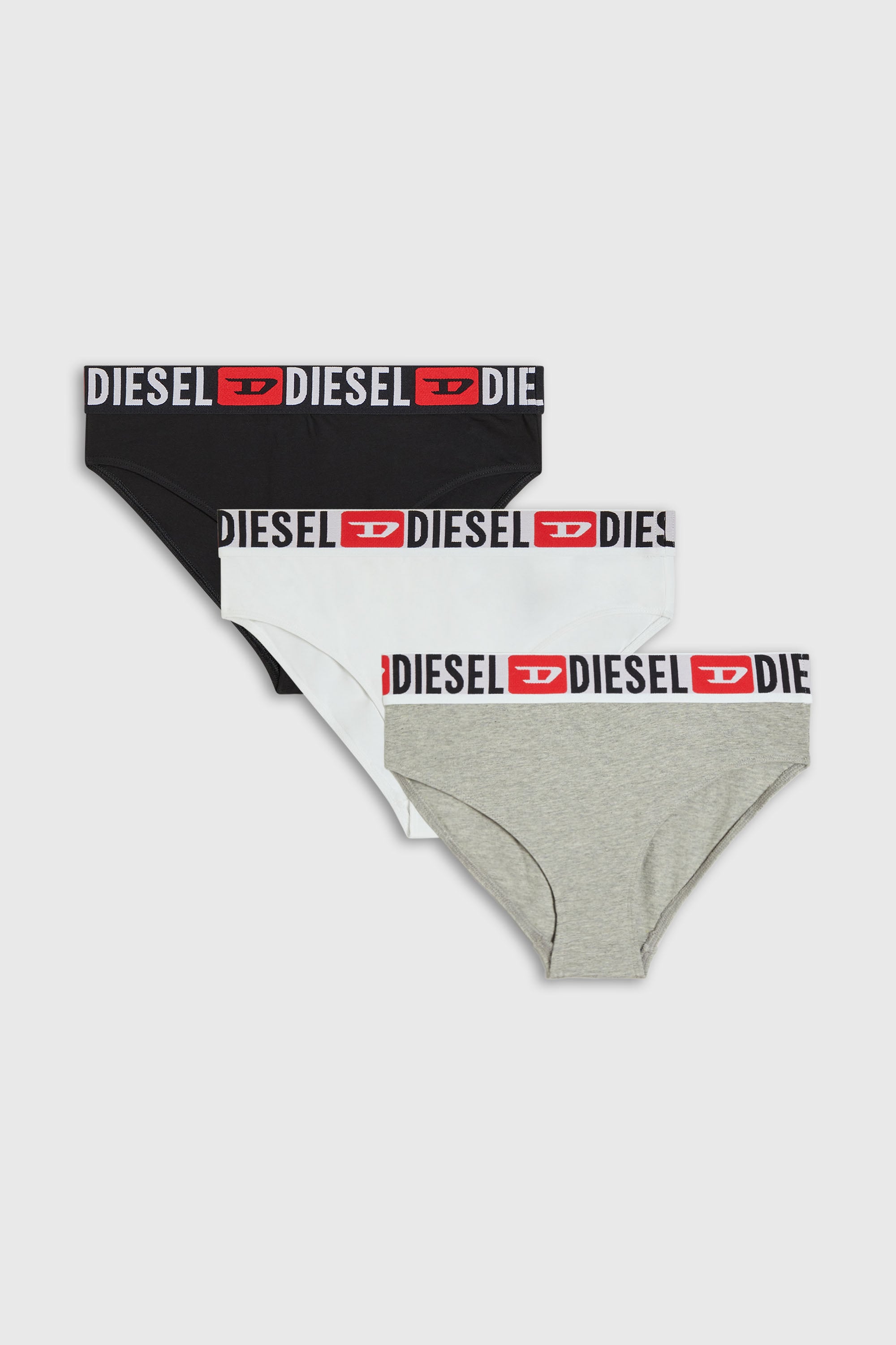 Diesel - SAM-D-CORE-3PACK, Lot de trois culottes avec maxi logo &agrave; la taille Femme in Polychrome - 1