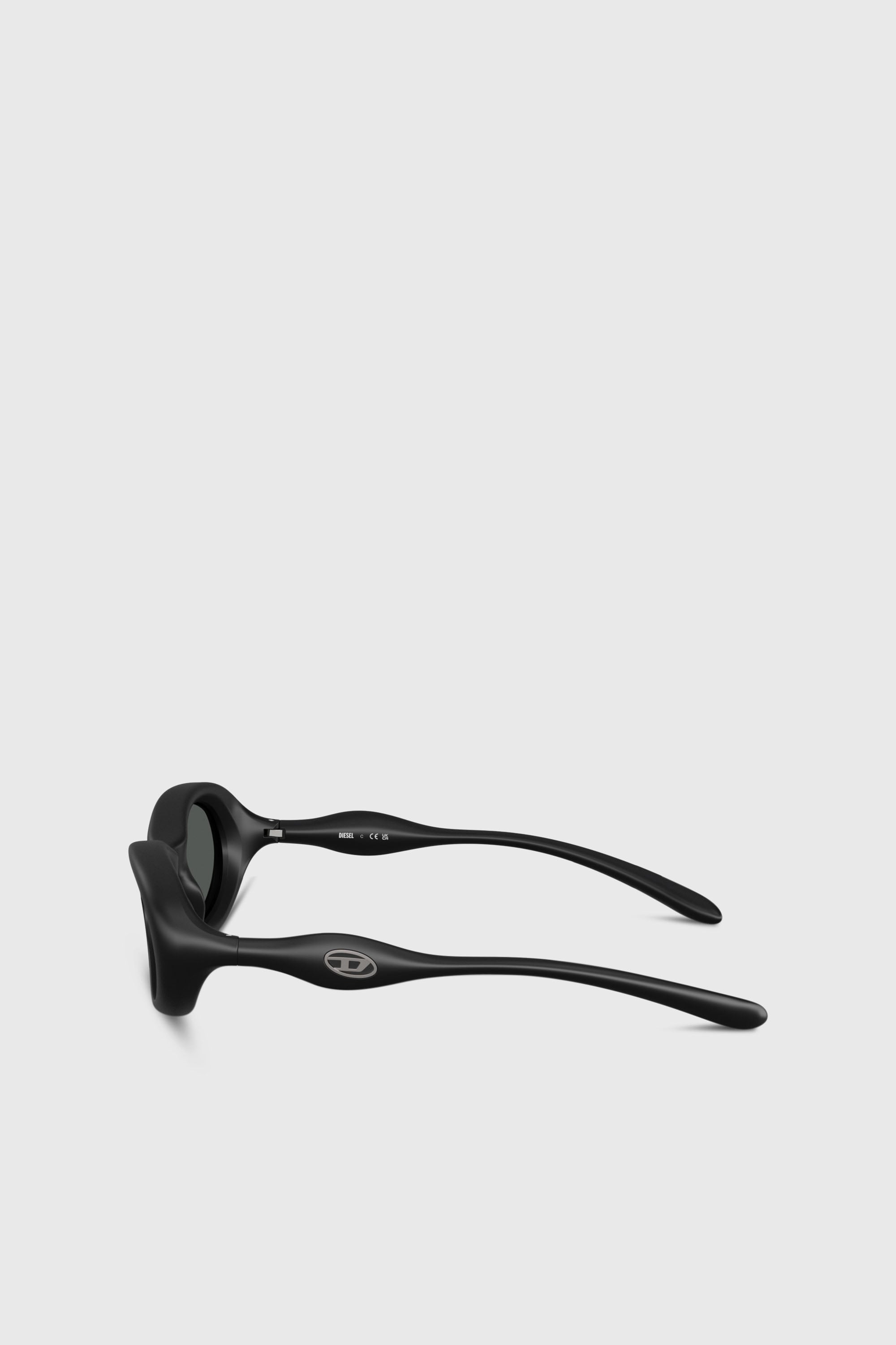 Diesel - 0DL3011U, Lunettes de soleil ovales Mixte in Noir - 2