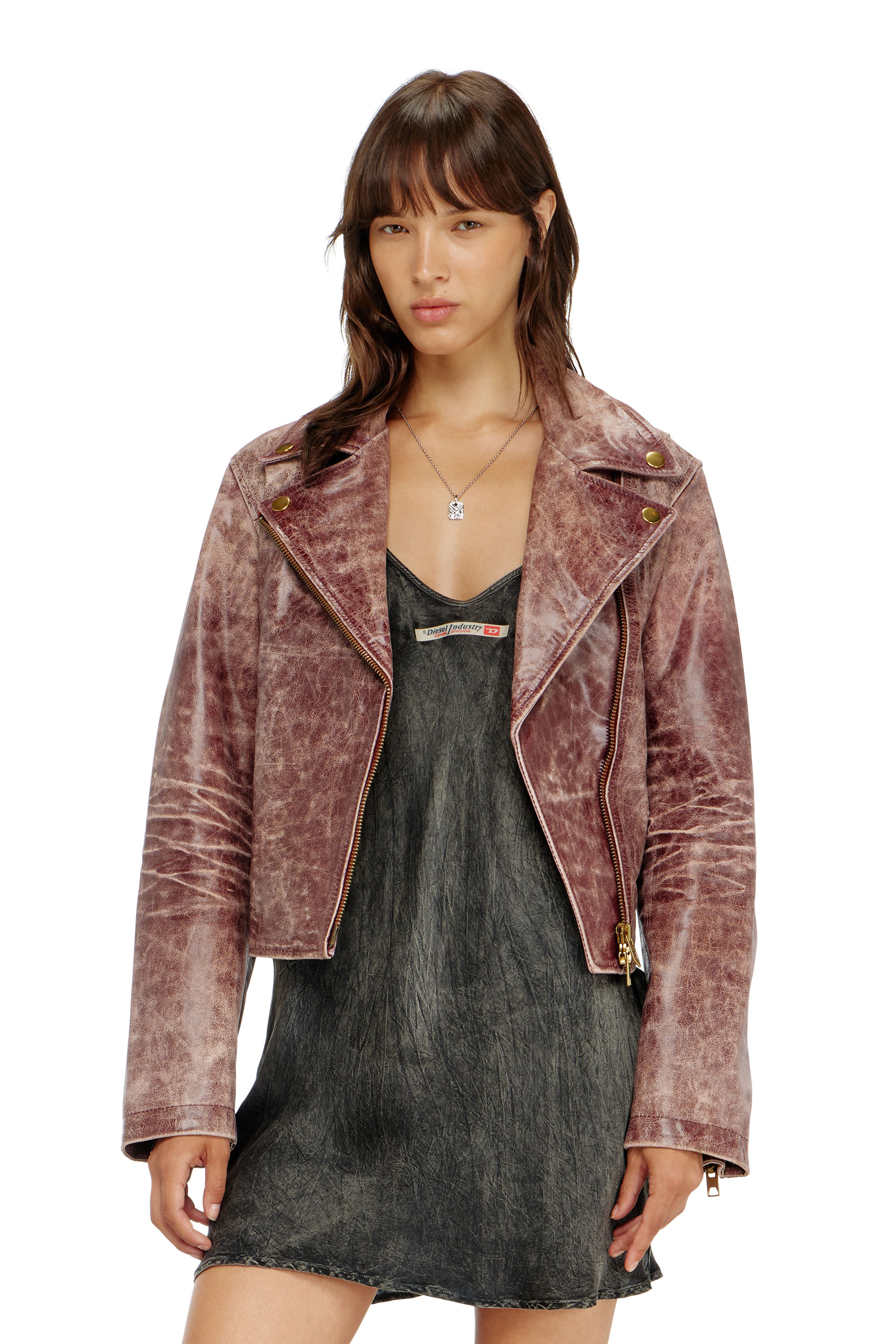 Diesel - CASSIDY-DNM, Robe slip en viscose &agrave; fines bretelles Femme in Noir - 4