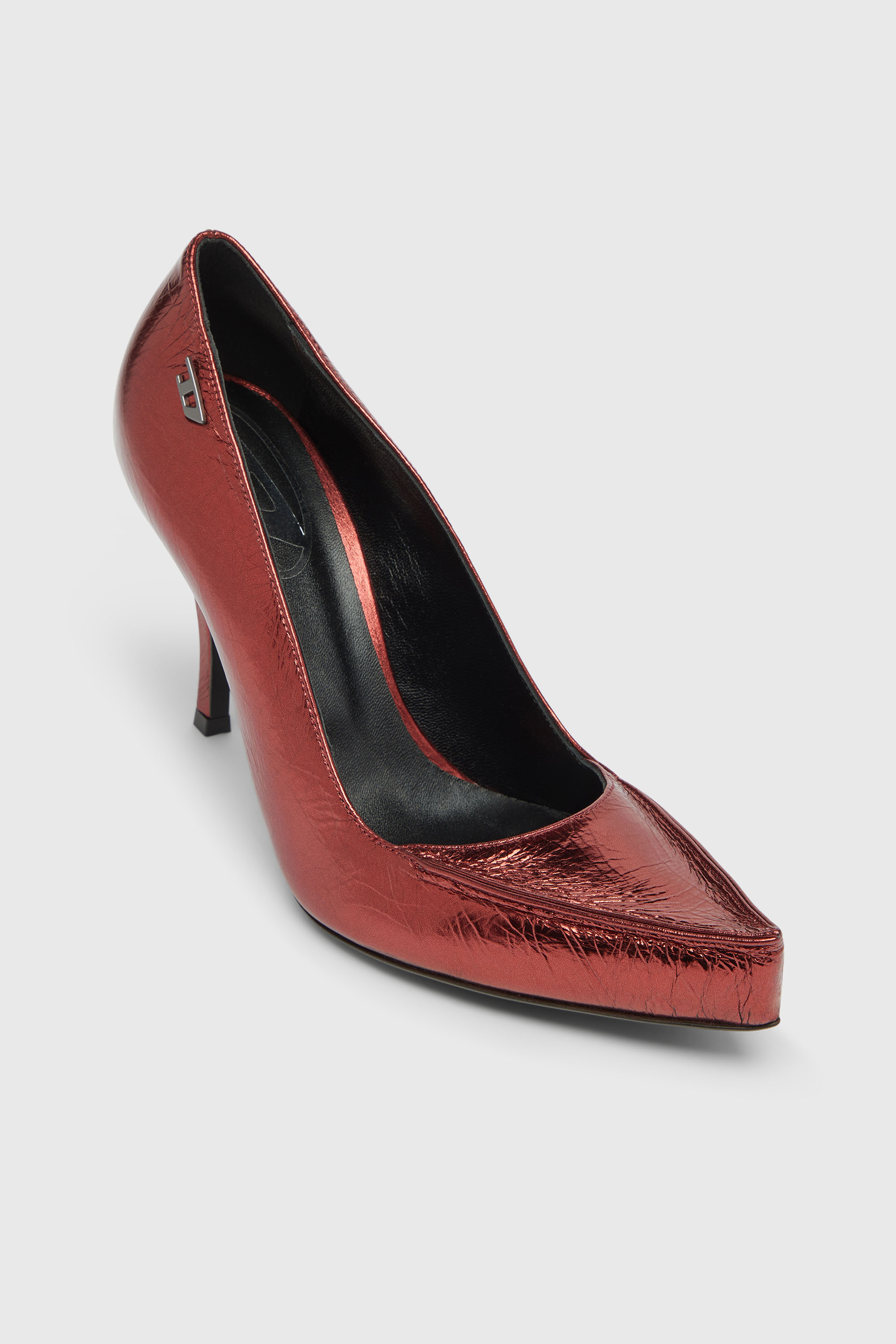 Diesel - D-LUCETTE-90-PUMP D, D-Lucette-Escarpins en cuir miroir Femme in ToBeDefined - 6