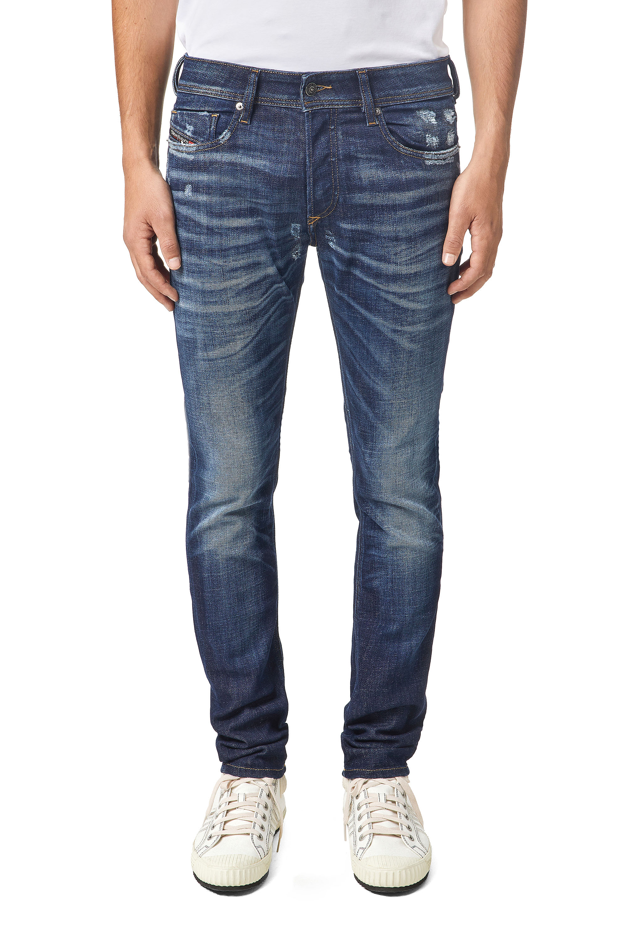 Sleenker 09A85, Bleu Foncé - Jeans