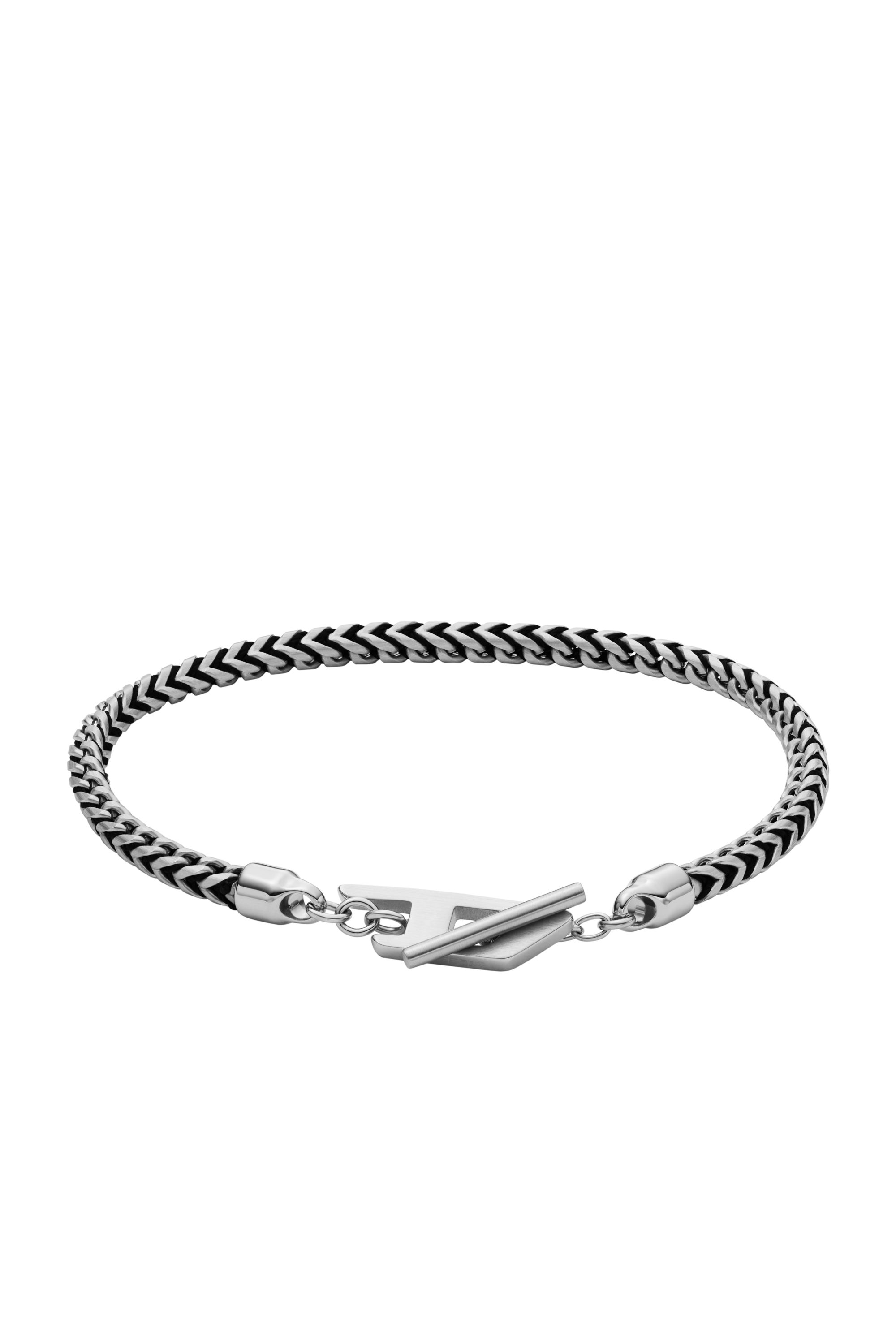 Diesel - DX1551040 JEWEL, Bracelet chaîne en acier inoxydable Mixte in Gris argenté - 1