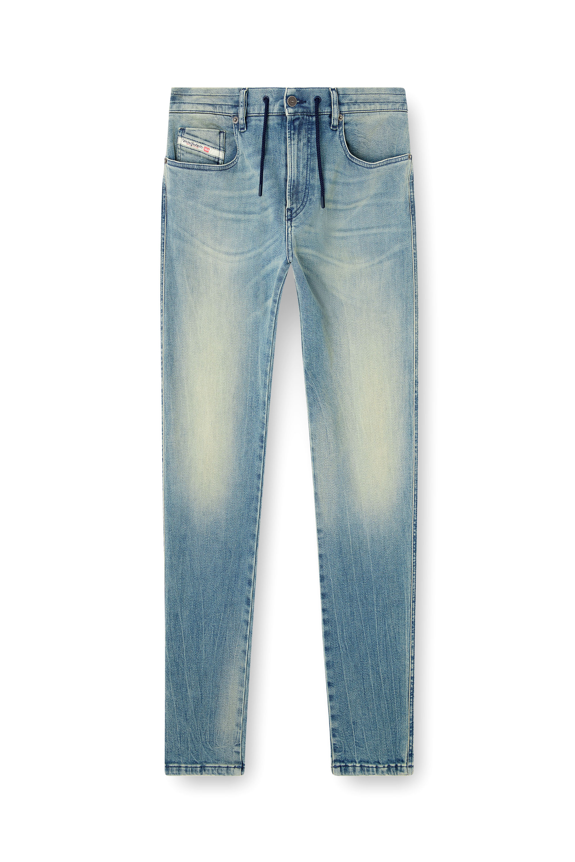 Diesel - Slim 2060 D-Strukt Joggjeans® 09M31 Homme, Bleu Clair - Image 3