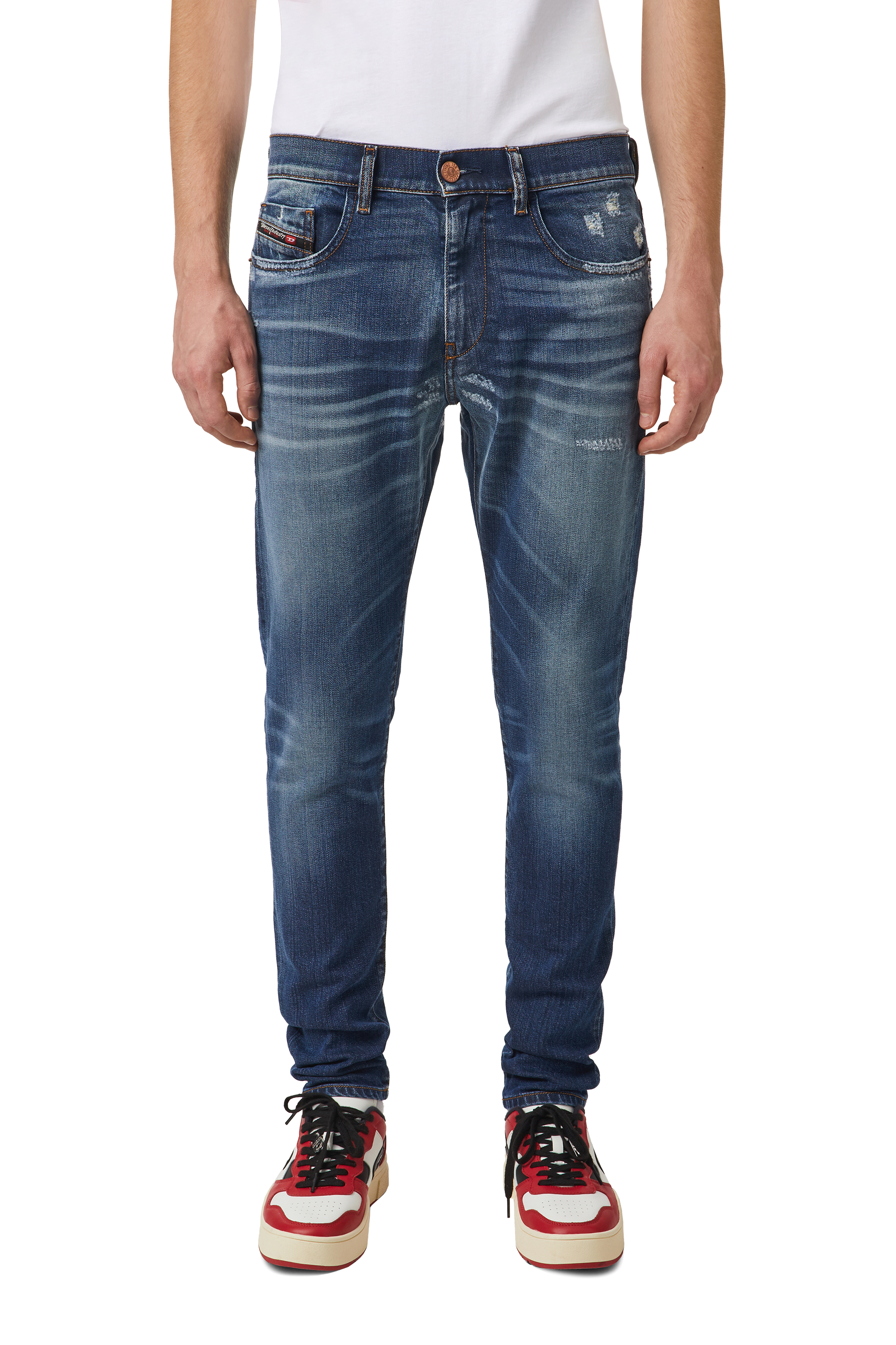 D-Strukt 09A98, Bleu Foncé - Jeans