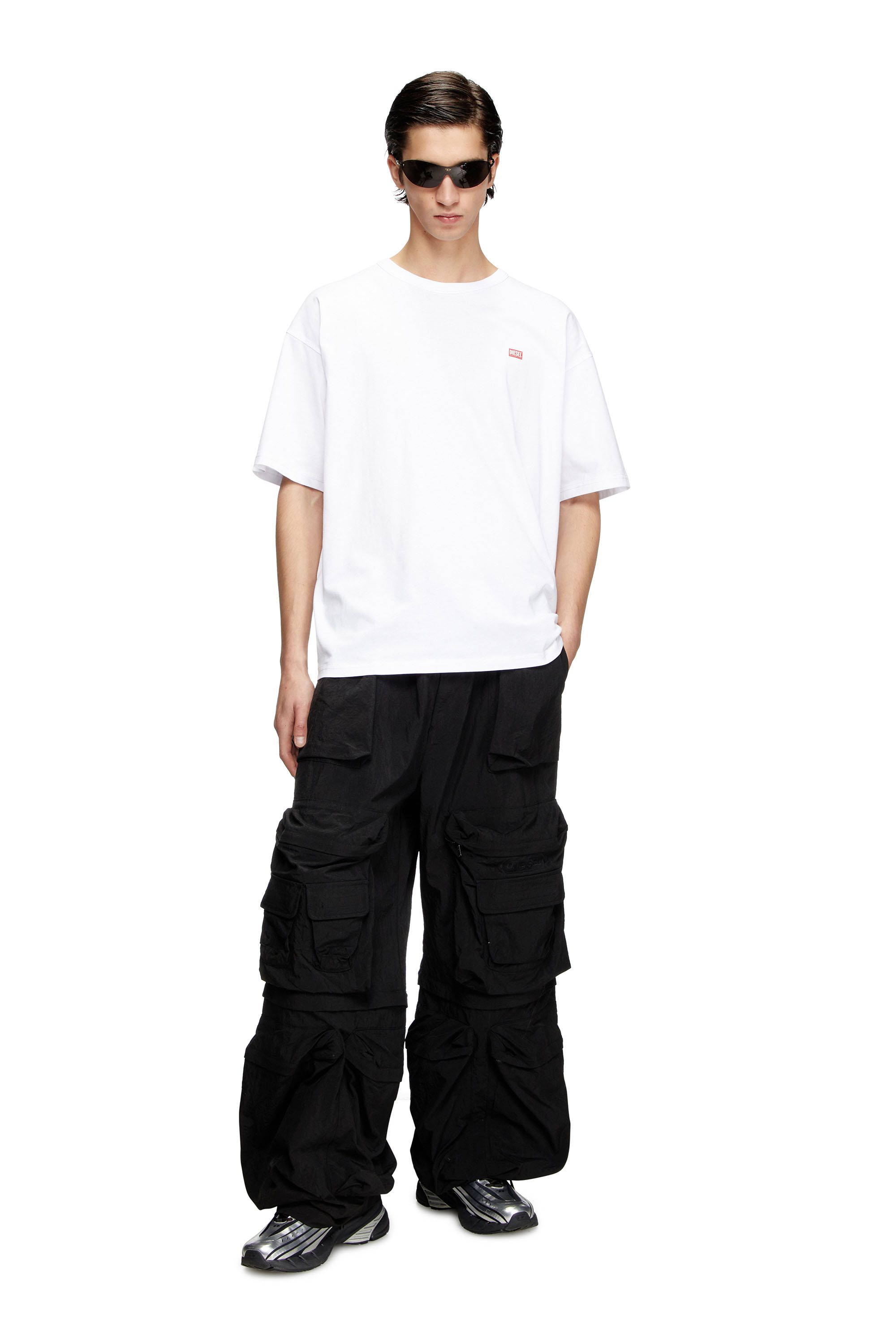 Diesel - T-BOXT-R30, T-shirt avec petit logo Homme in Blanc - 1