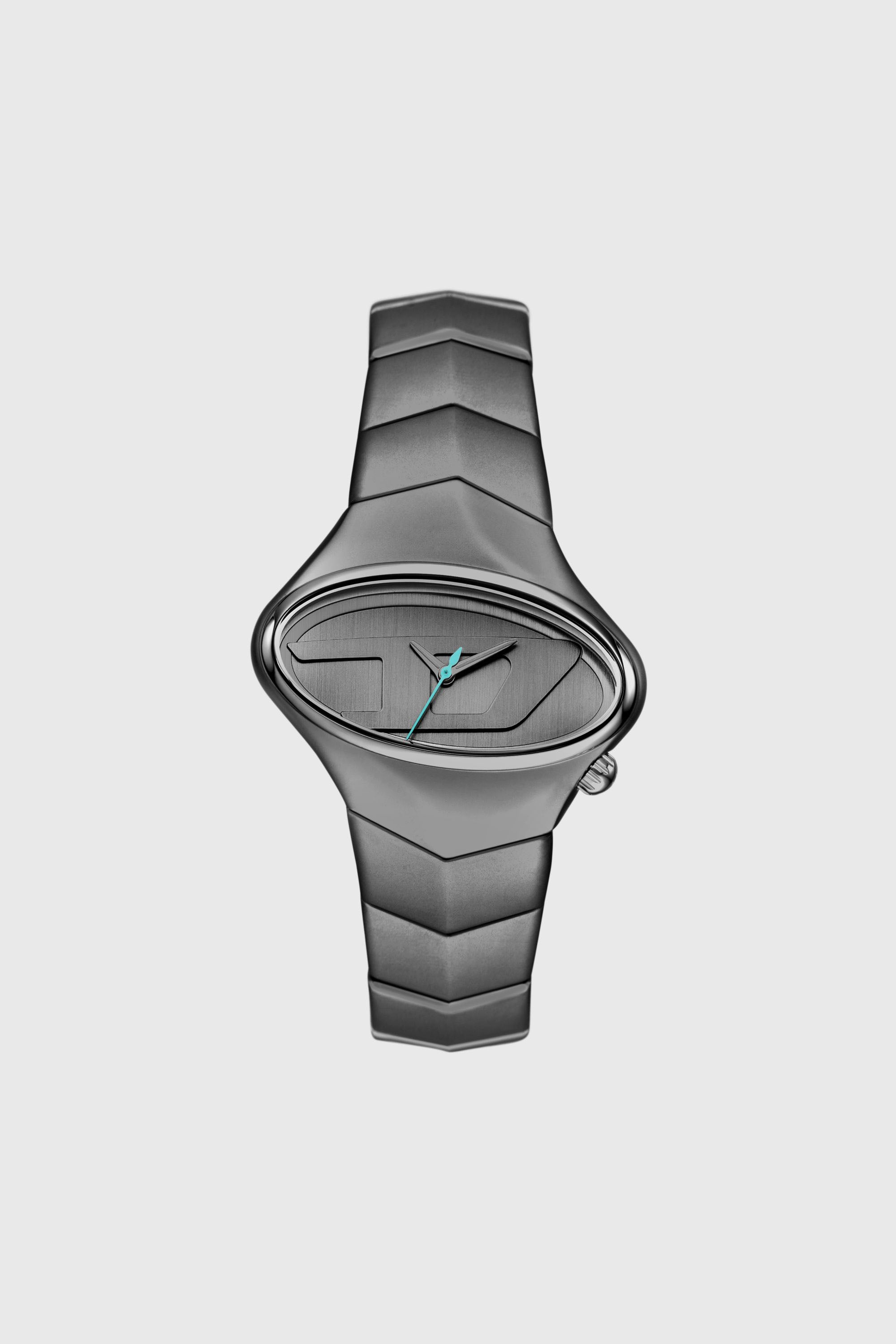 Diesel - DZ2229 WATCH, Montre  gunmetal D-Rush en acier inoxydable Homme in Gris - 1