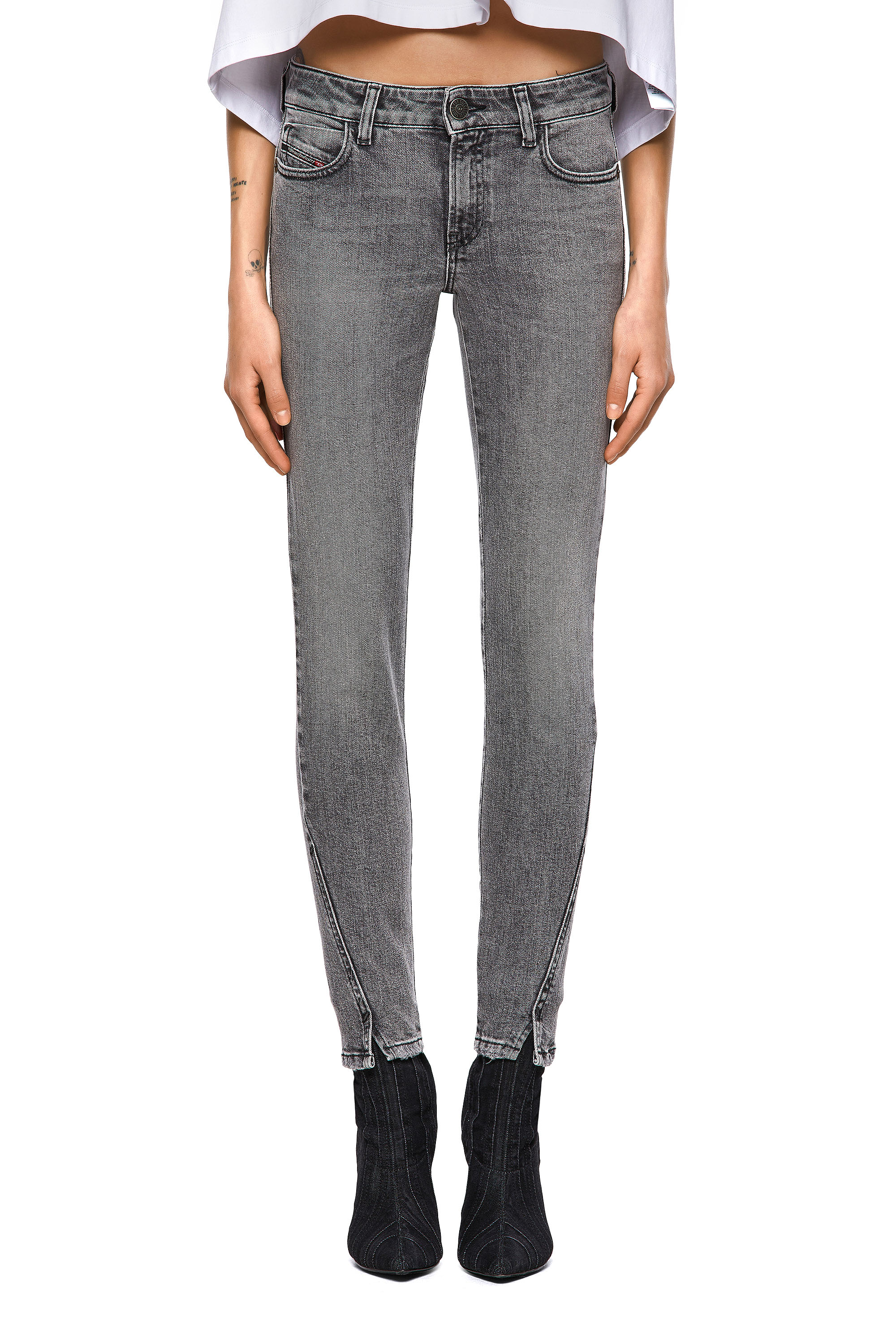 D-Jevel 09A72, Gris Clair - Jeans