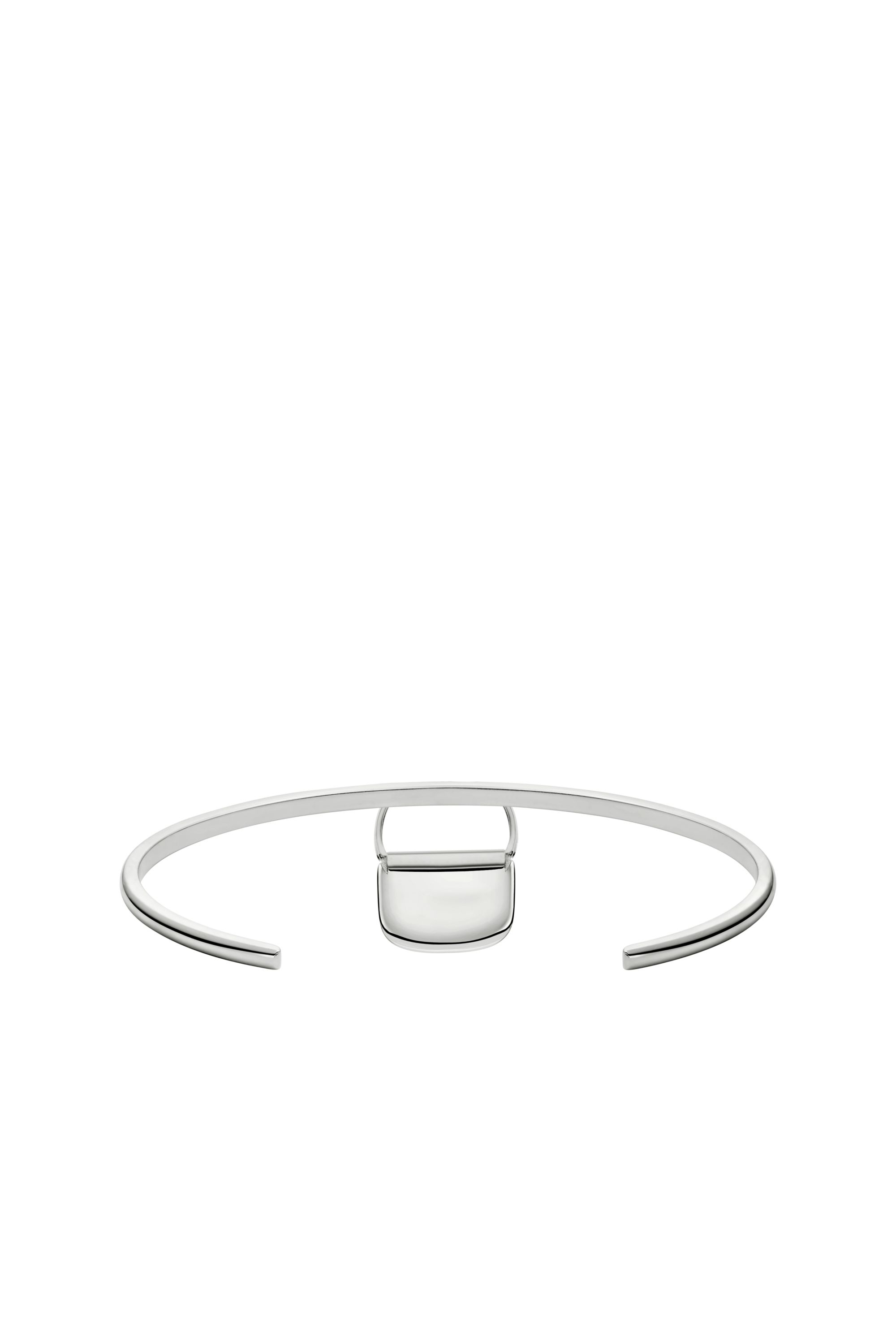 Diesel - DX1621040 JEWELLERY, Bracelet jonc en acier inoxydable Mixte in Gris argenté - 2