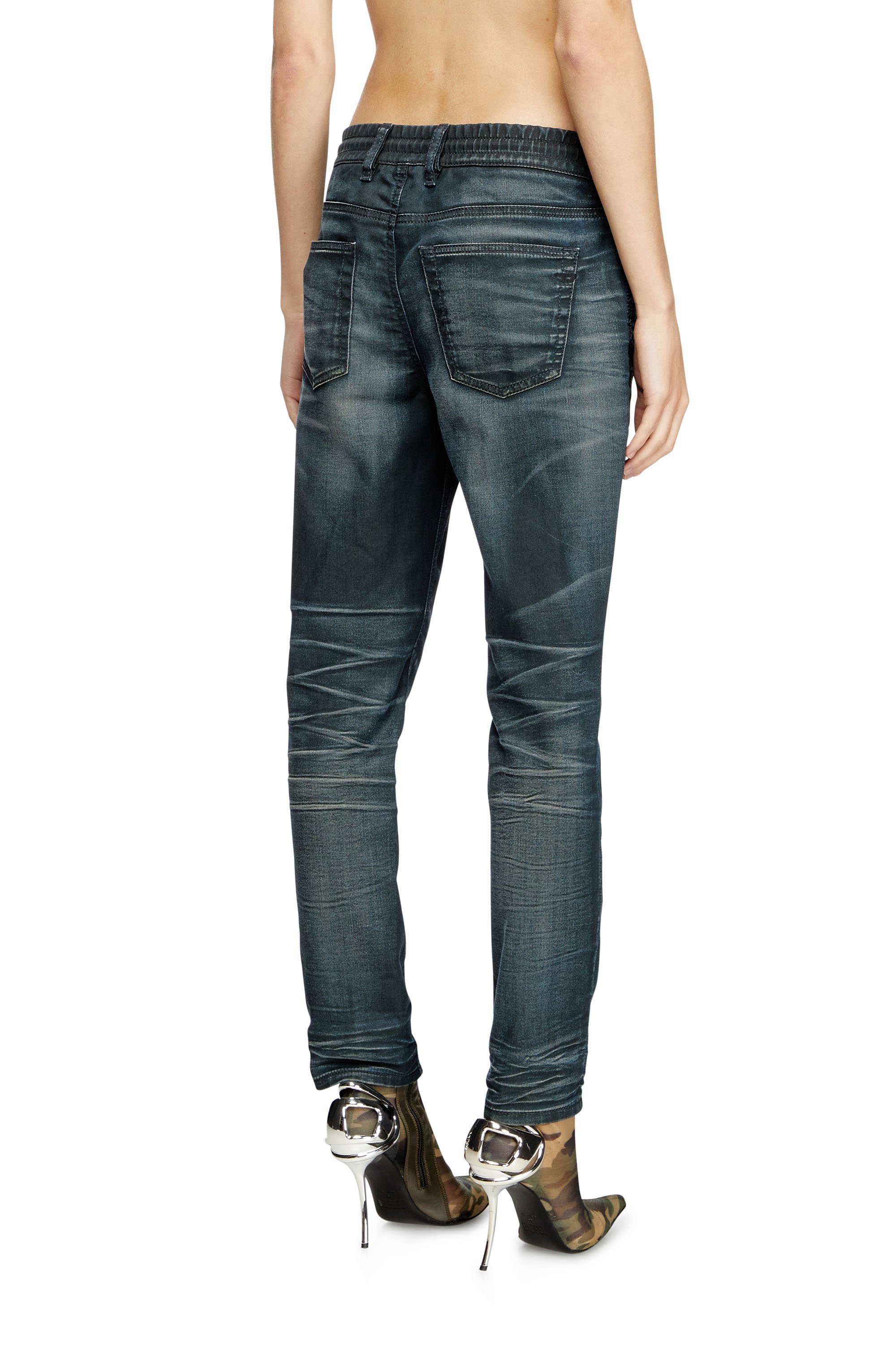 Diesel - Regular 2031 D-Krailey Joggjeans® 068QK Femme, Bleu Foncé - Image 4