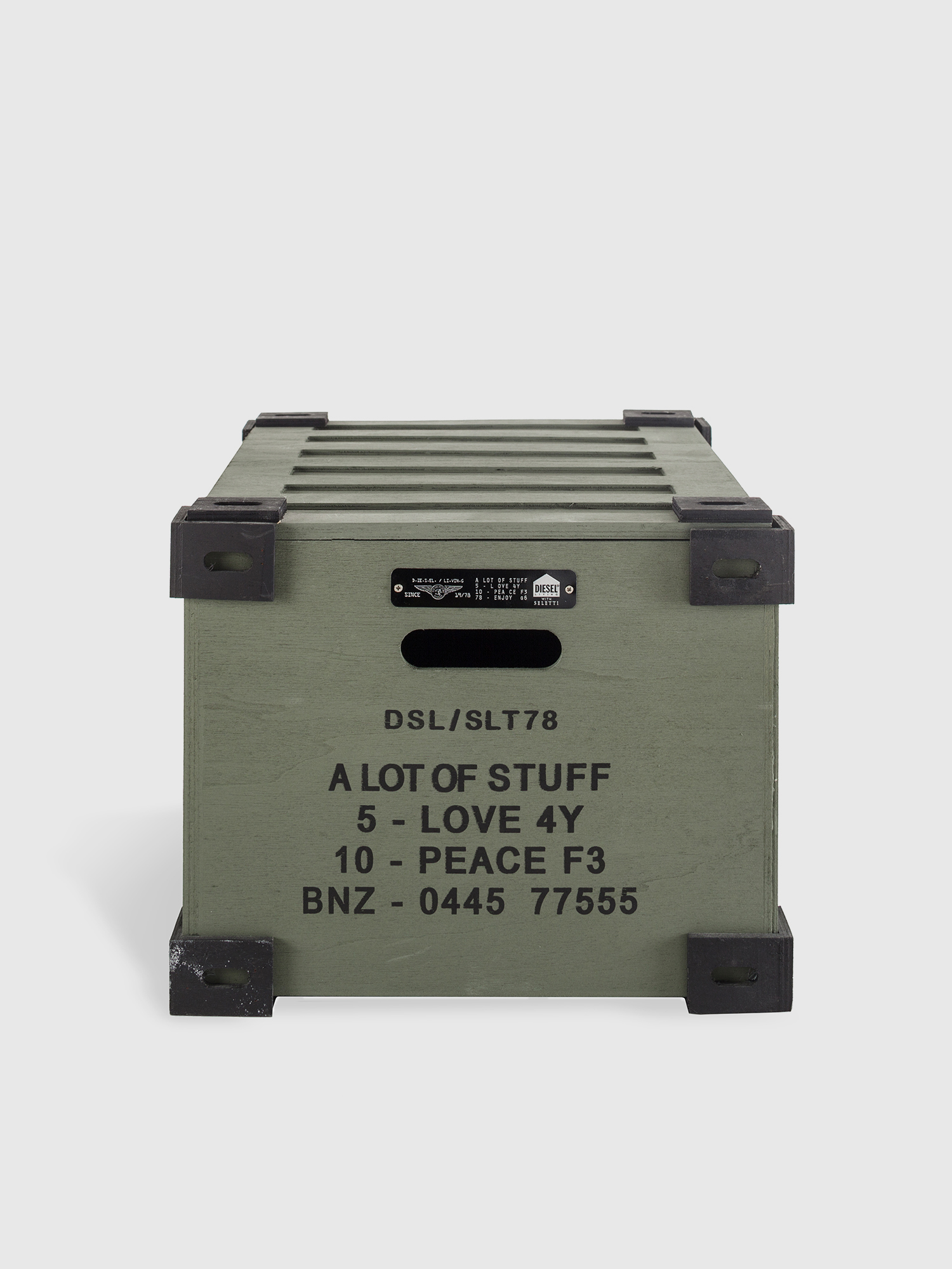 Diesel - 11120 SURVIVAL, Coffre en bois Mixte in Vert - 1