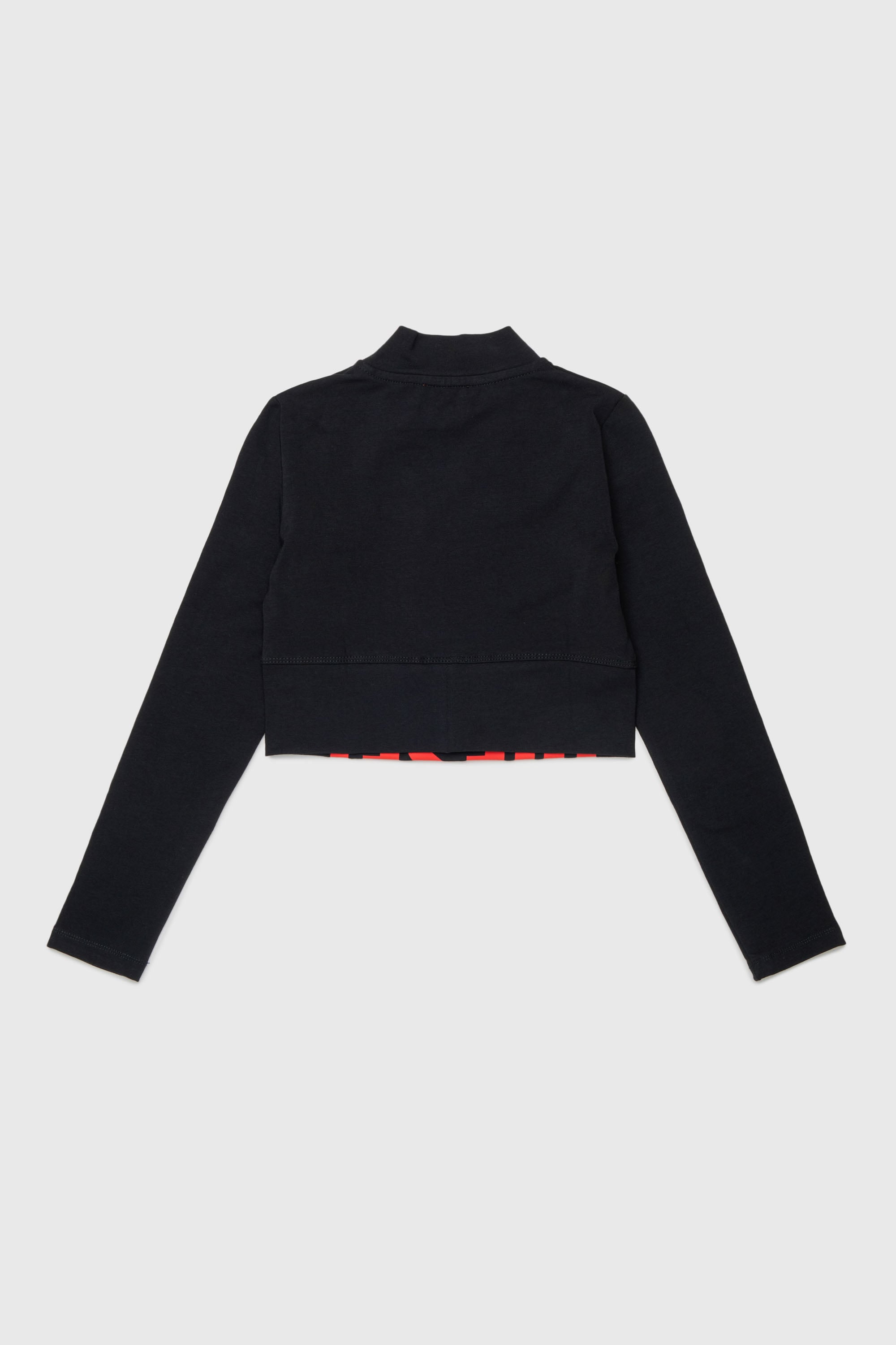 Diesel - TCEFILS, Crop top avec logo d&eacute;coup&eacute; Femme in Noir - 2