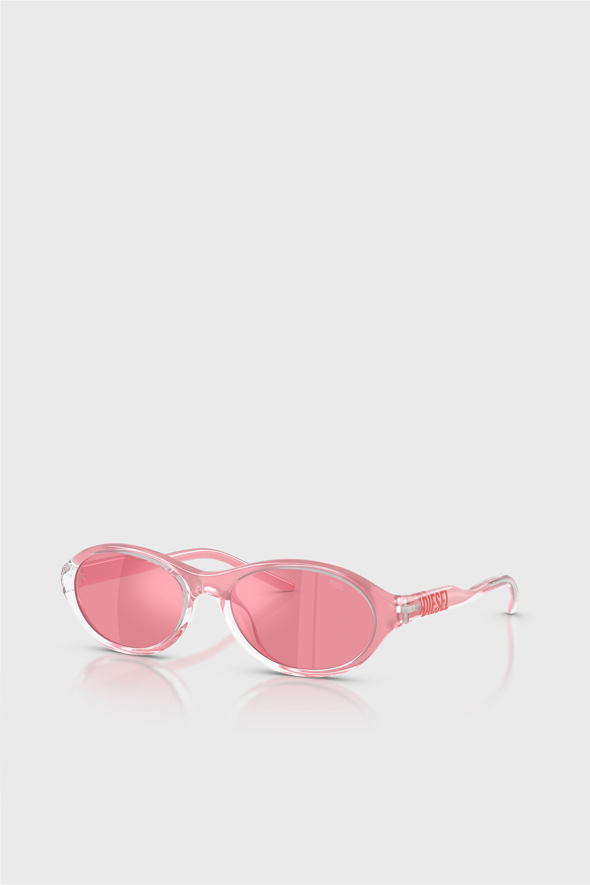 Diesel - 0DL3024U, Lunettes de soleil ovales Mixte in Rose - 2