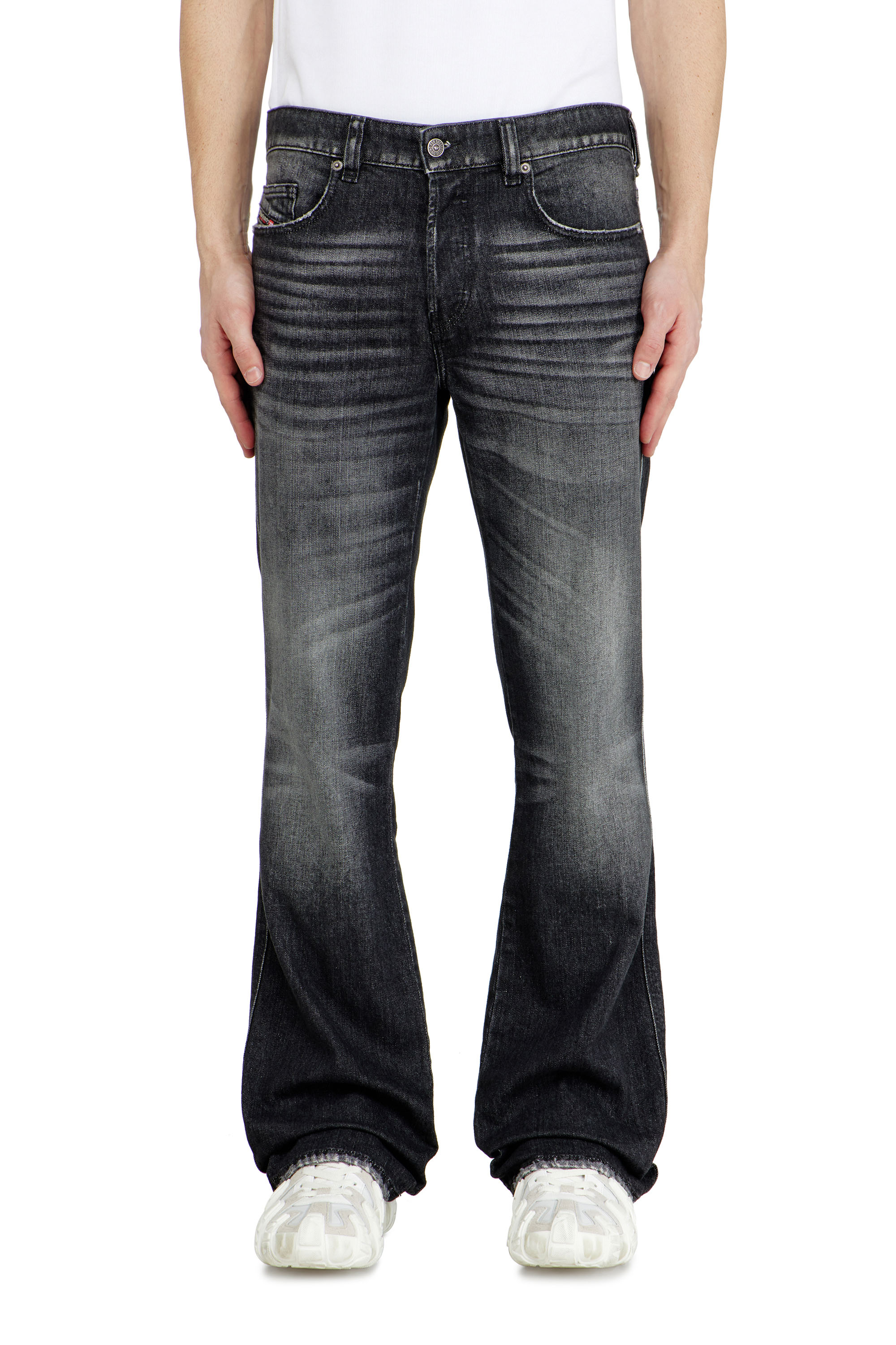 Diesel - Bootcut Jeans 1998 D-Buck 09L50 Homme, Noir/Gris fonc&eacute; - Image 4