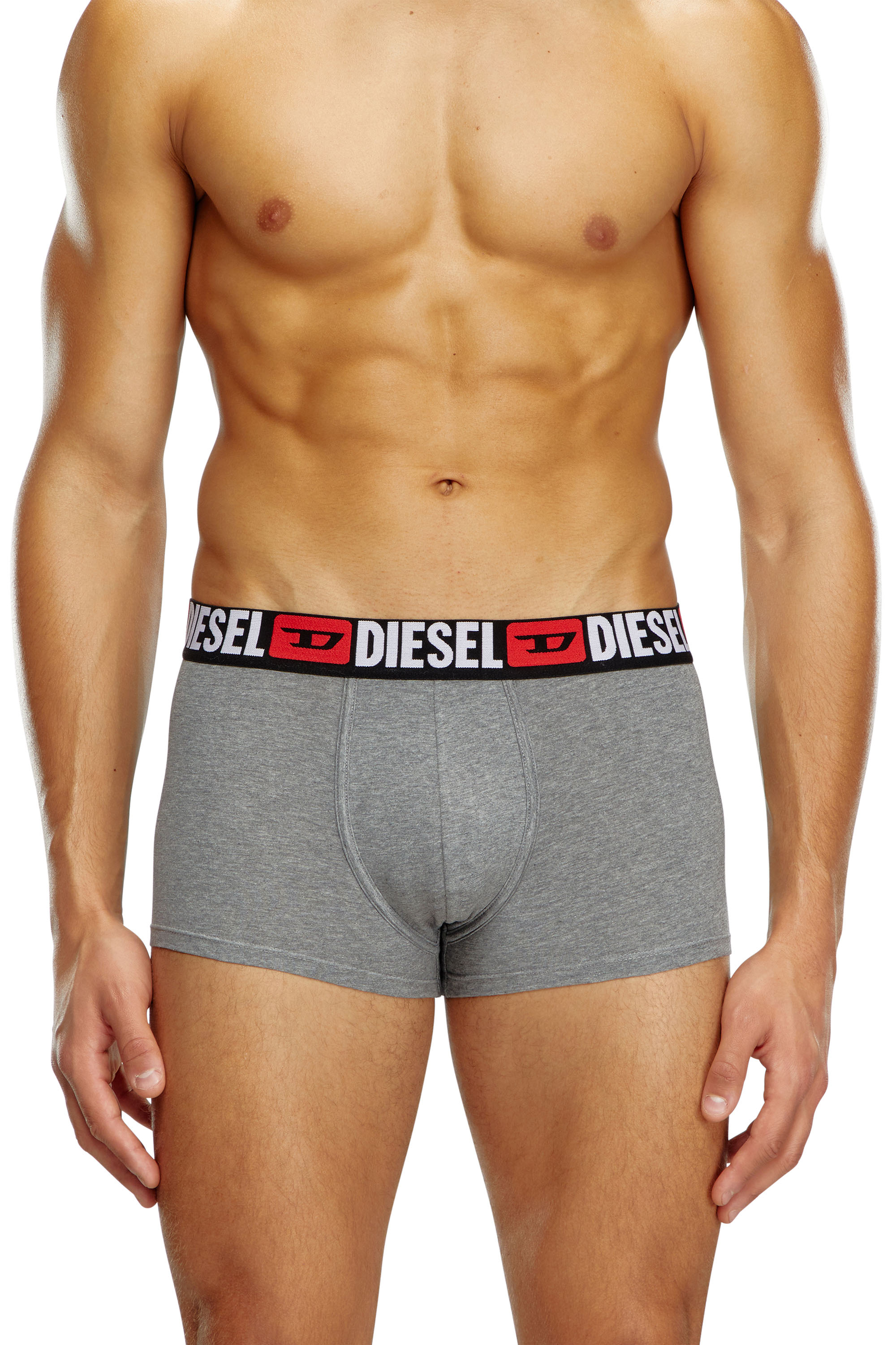 Diesel - UMBX-DAMIENTHREEPACK, Lot de trois boxers avec taille ornée du logo sur toute la surface Homme in Polychrome - 3