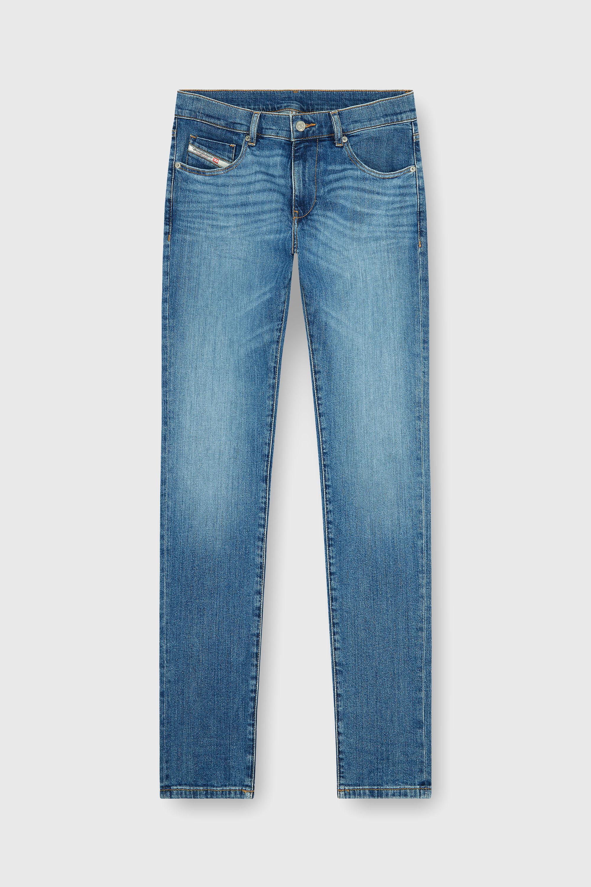 Diesel - Slim Jeans 2019 D-Strukt 0KIAL Homme, Bleu Clair - Image 2