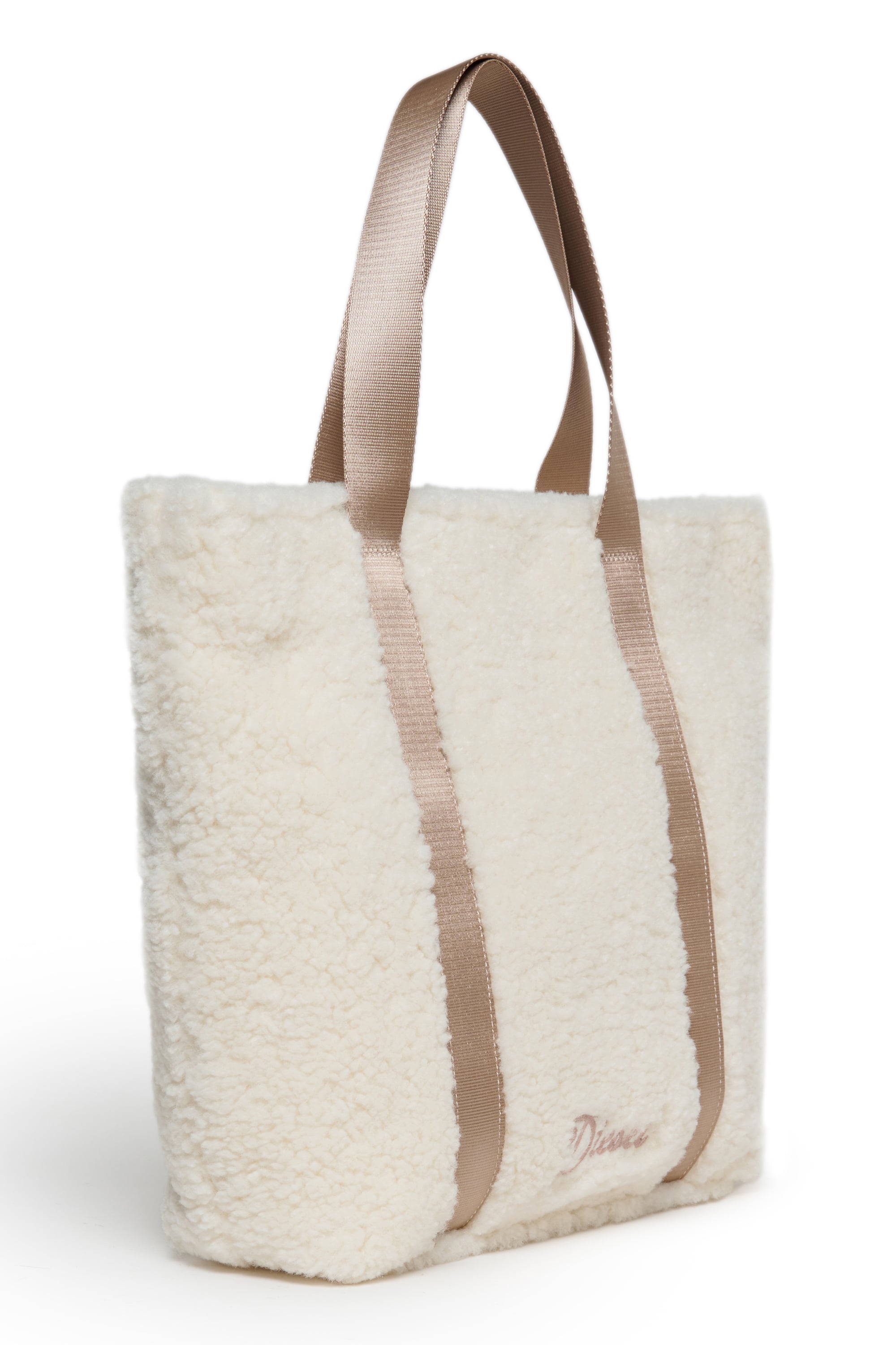 Diesel - WIXA, WIXA - Sac cabas en polaire teddy Femme in Blanc - 3