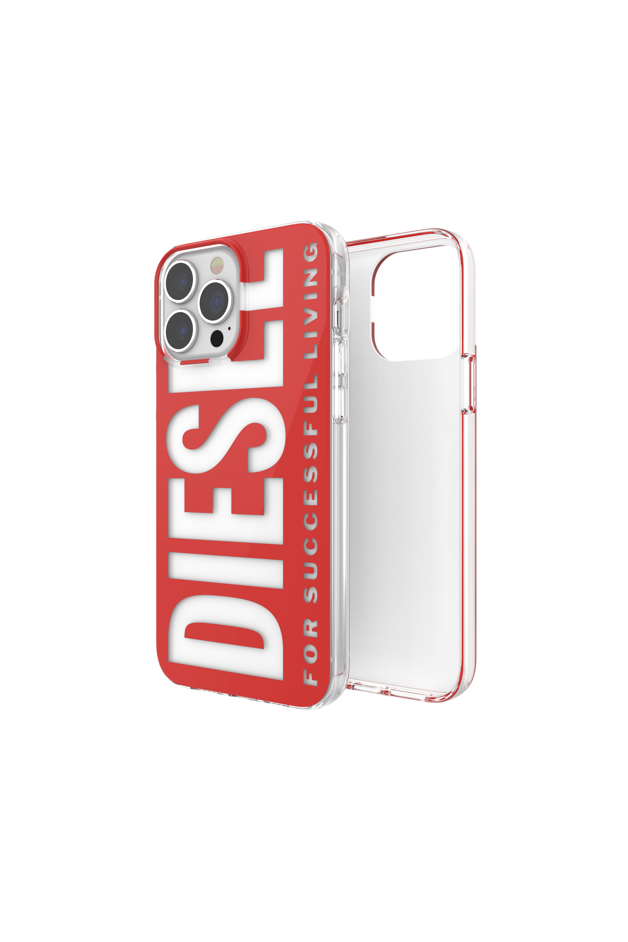 Diesel - 47204 STANDARDASE, Coque en TPU ultra-léger for iPhone 13 Pro Max Mixte in Rouge - 1
