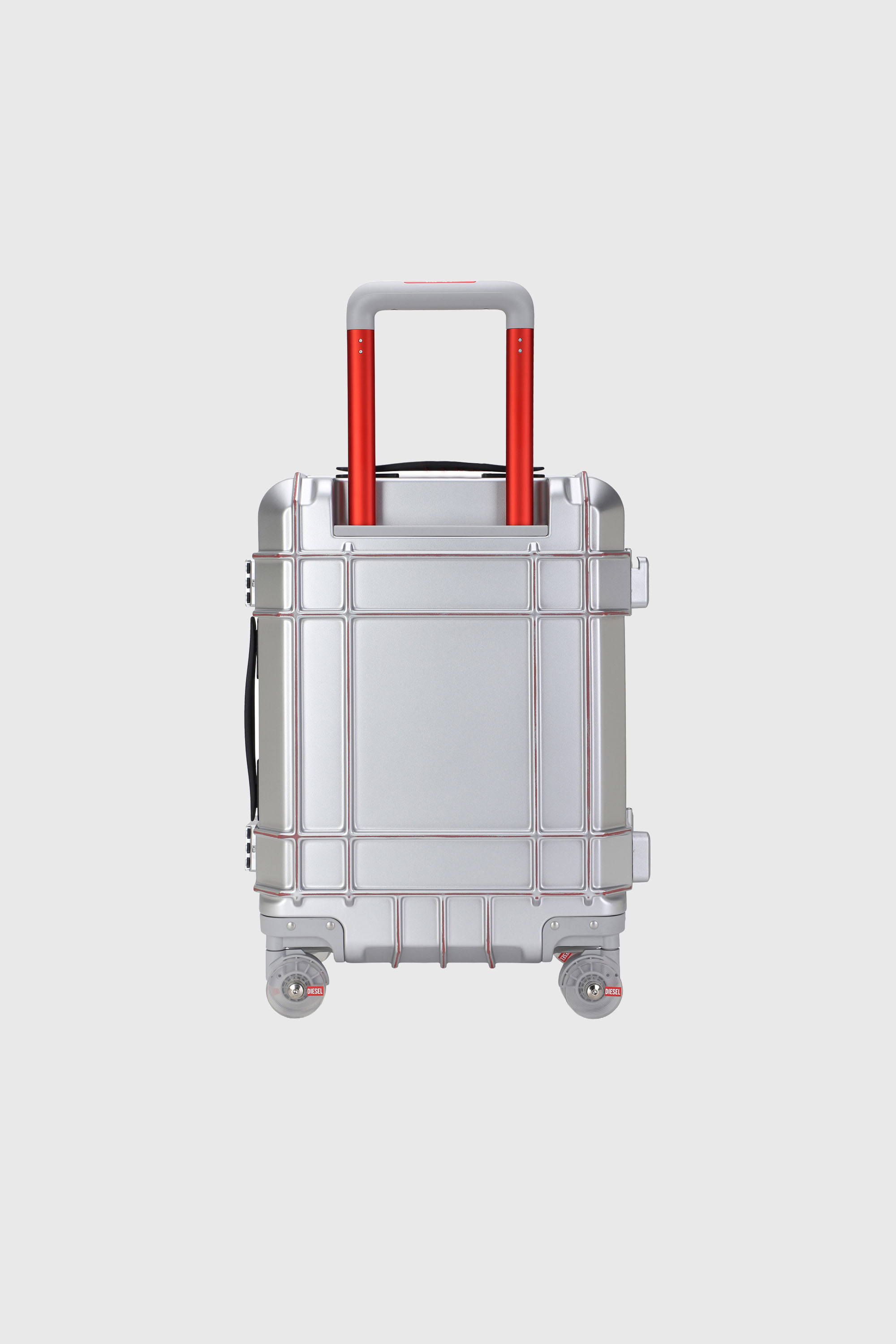 Diesel - DIESEL PC STRONG IMAGE TROLLEY- DSL003, Valise robuste taille S Mixte in Gris argent&eacute; - 2
