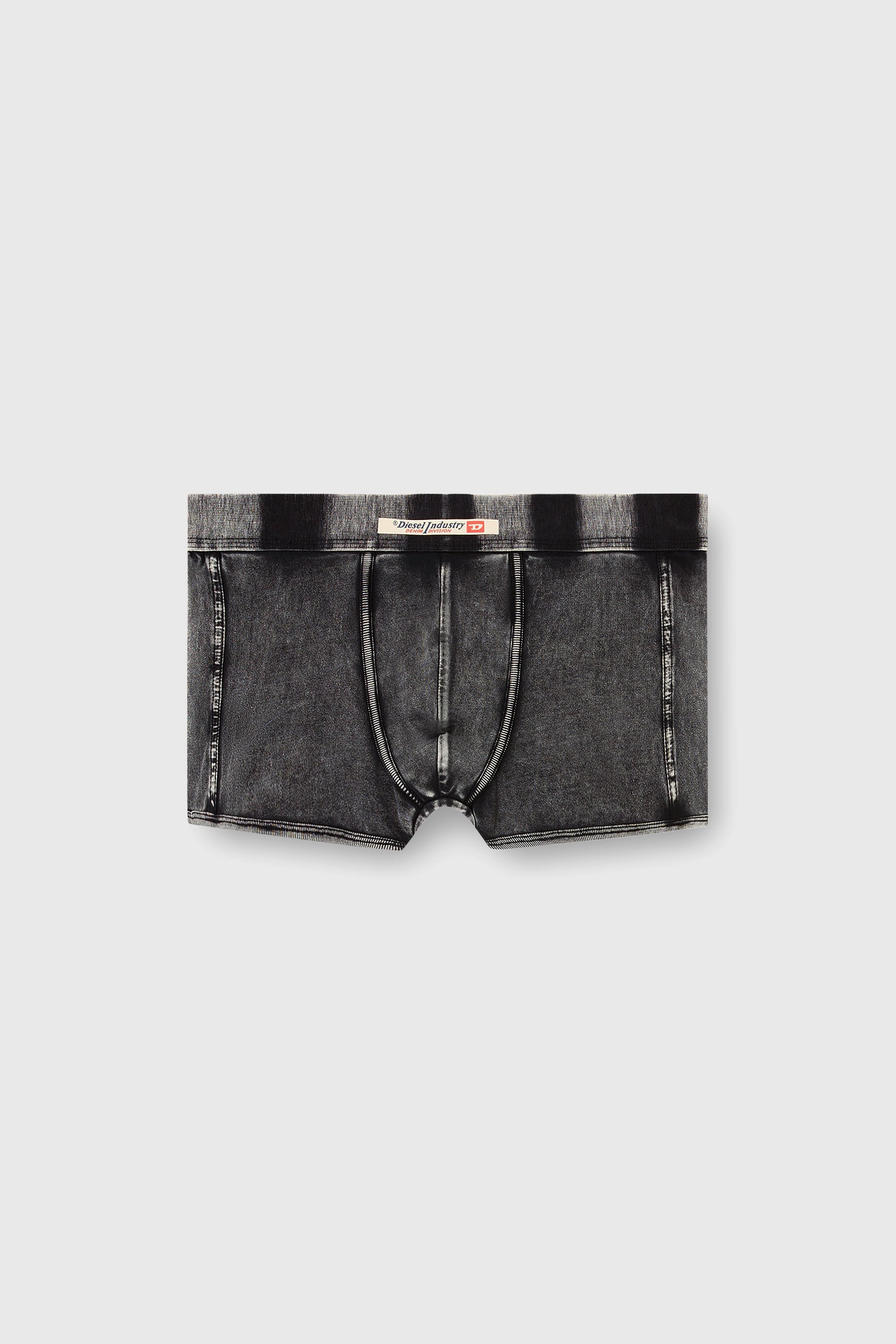 Diesel - DAMIEN-DNM, Boxer effet denim Homme in Noir - 2