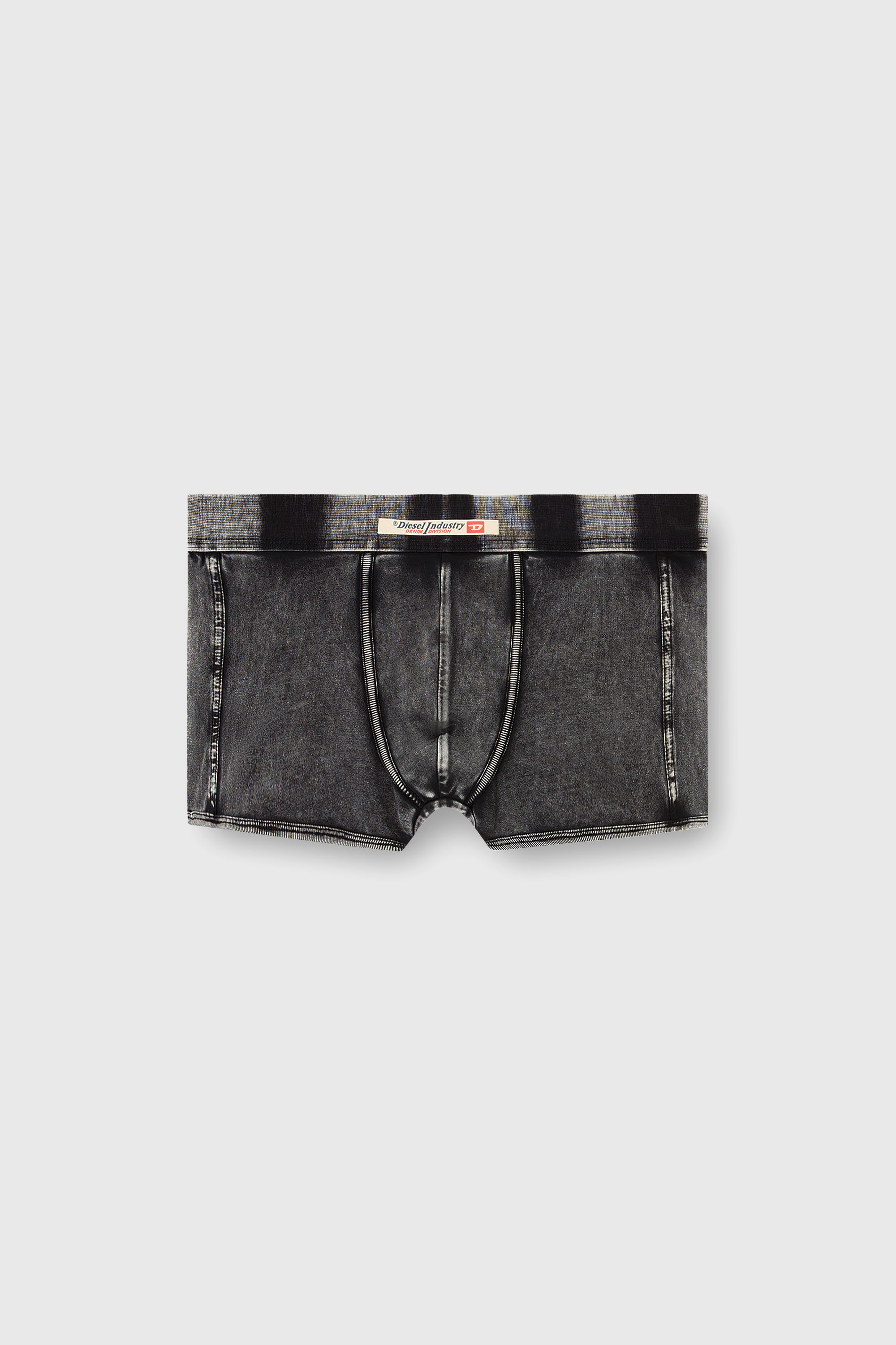 Diesel - DAMIEN-DNM, Boxer effet denim Homme in Noir - 2