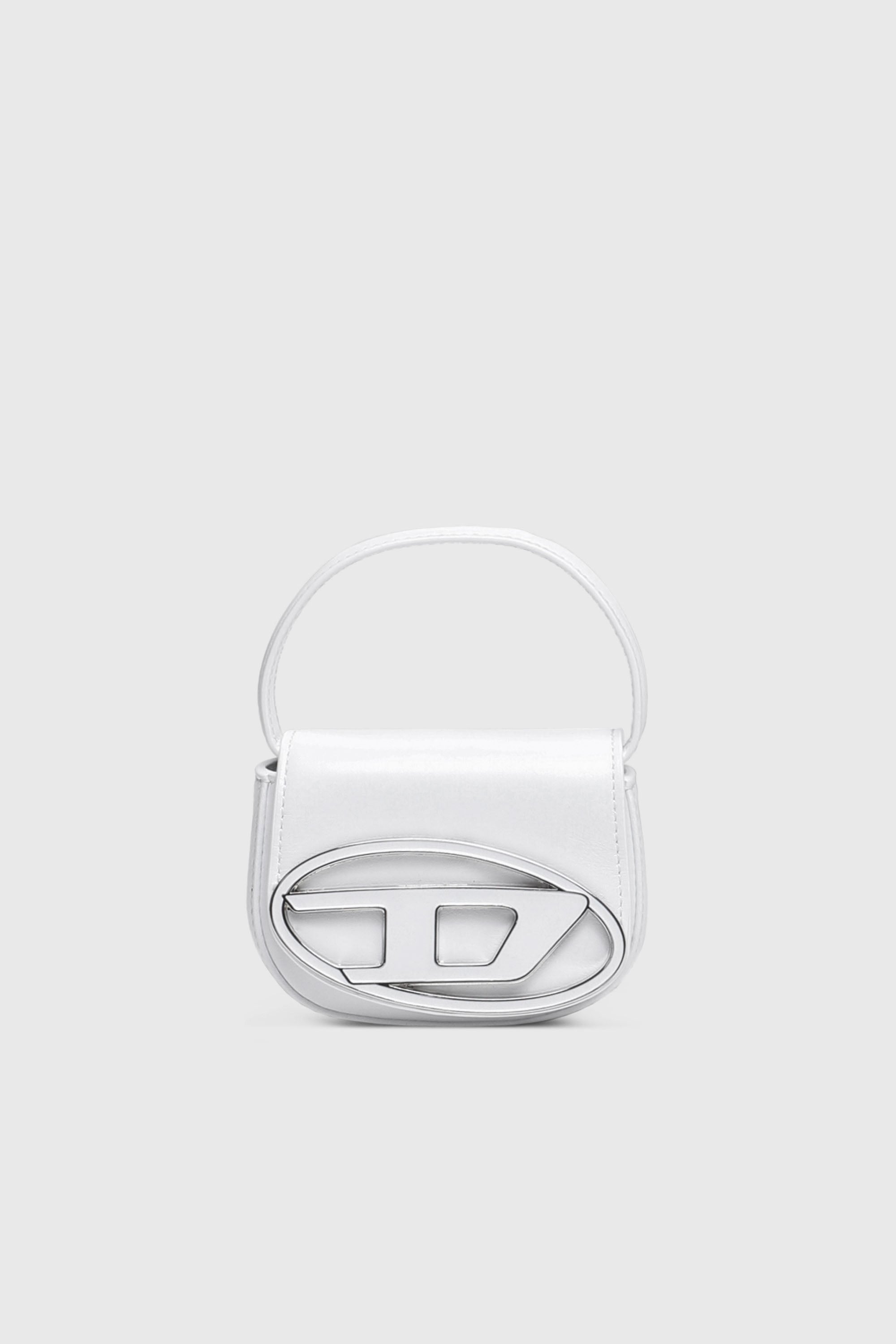 Diesel - 1DR XS, 1DR XS-Mini sac iconique avec plaque D logo Femme in Blanc - 1