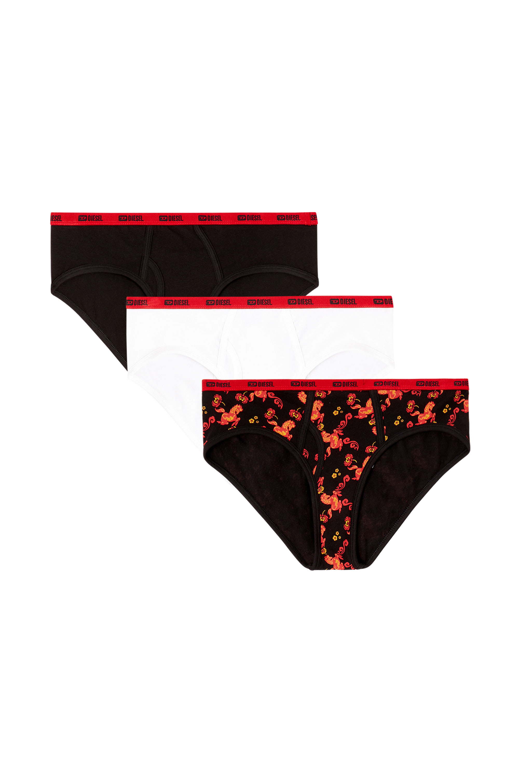 Diesel - OXY-GFT-3PACK, Lot de trois slips avec motif cheval Femme in ToBeDefined - 2