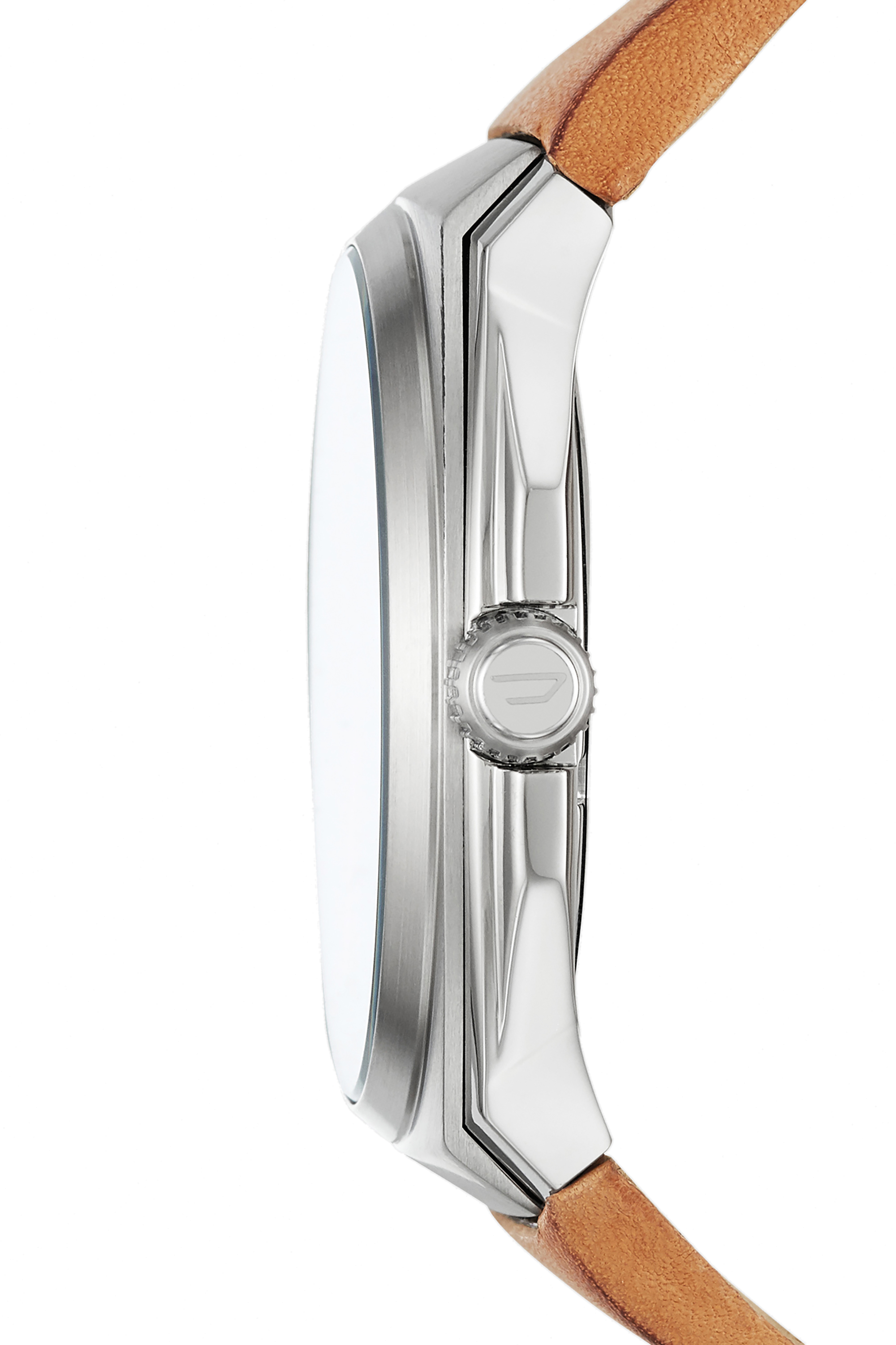 Diesel - DZ1883, Stigg montre en cuir marron à trois aiguilles Homme in Noir - 2