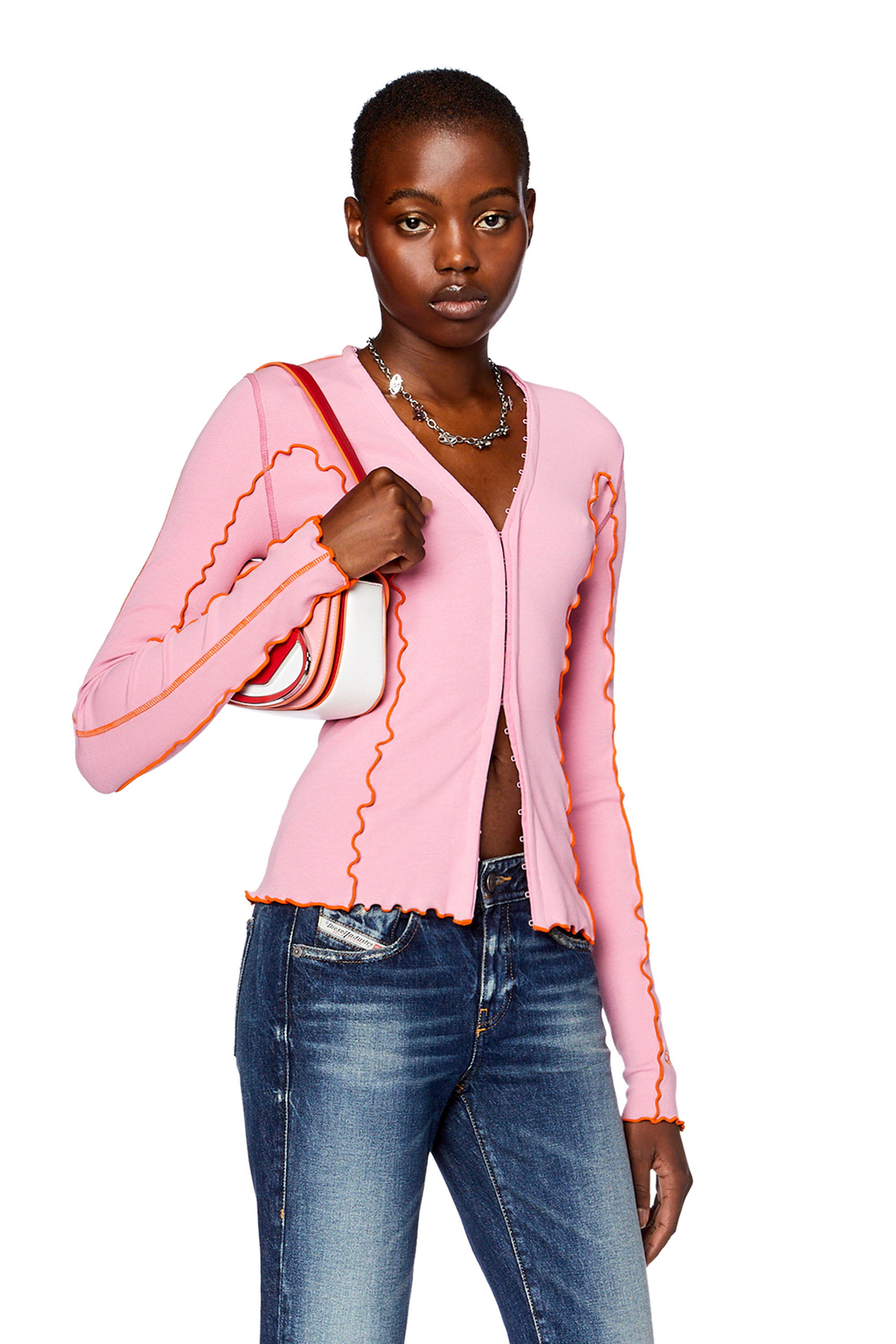 Diesel - T-RIBAS, Fuchsia - Image 1