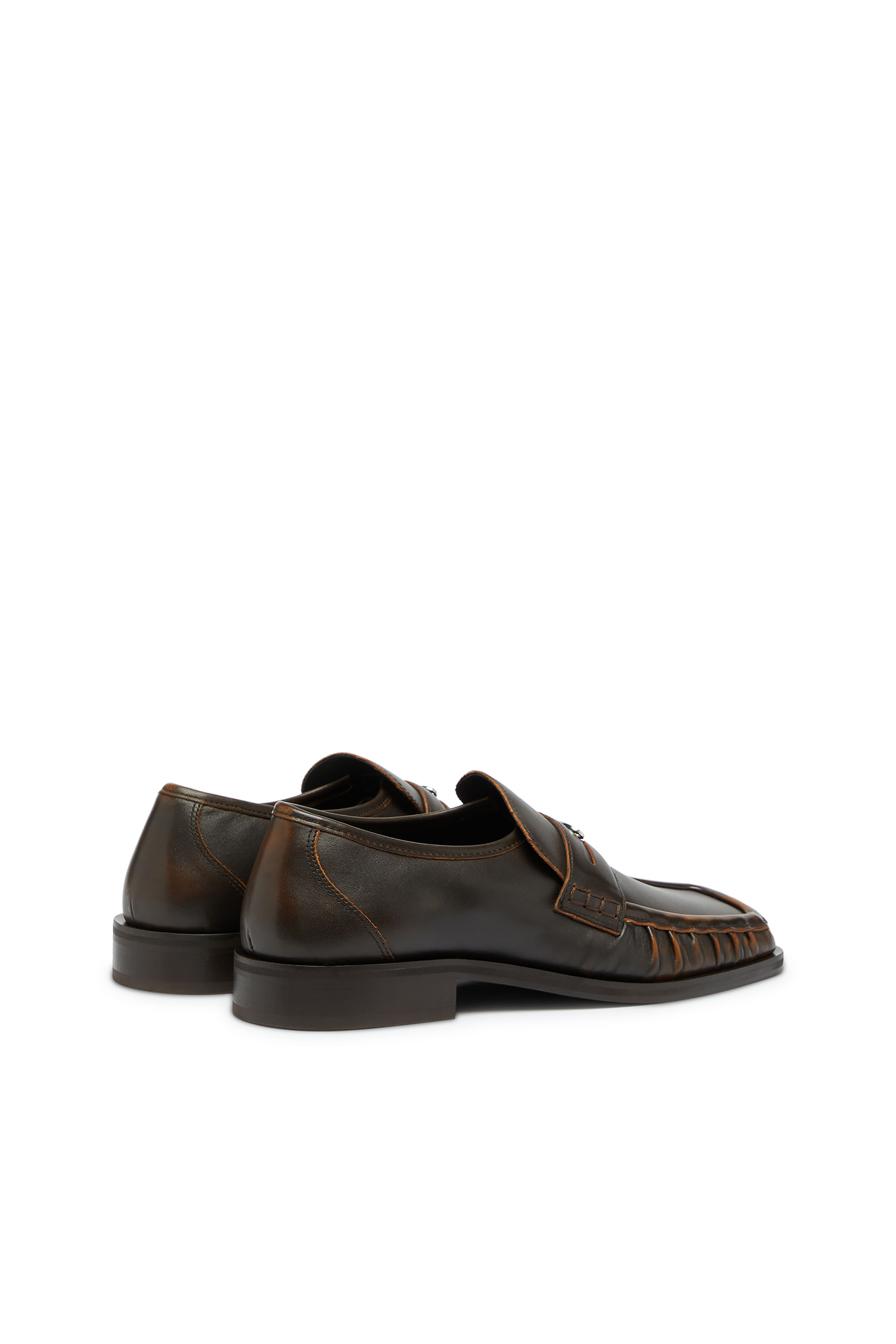 Diesel - D-AMBER LOAFER, D-Amber - Mocassins Penny en cuir Homme in Marron - 3