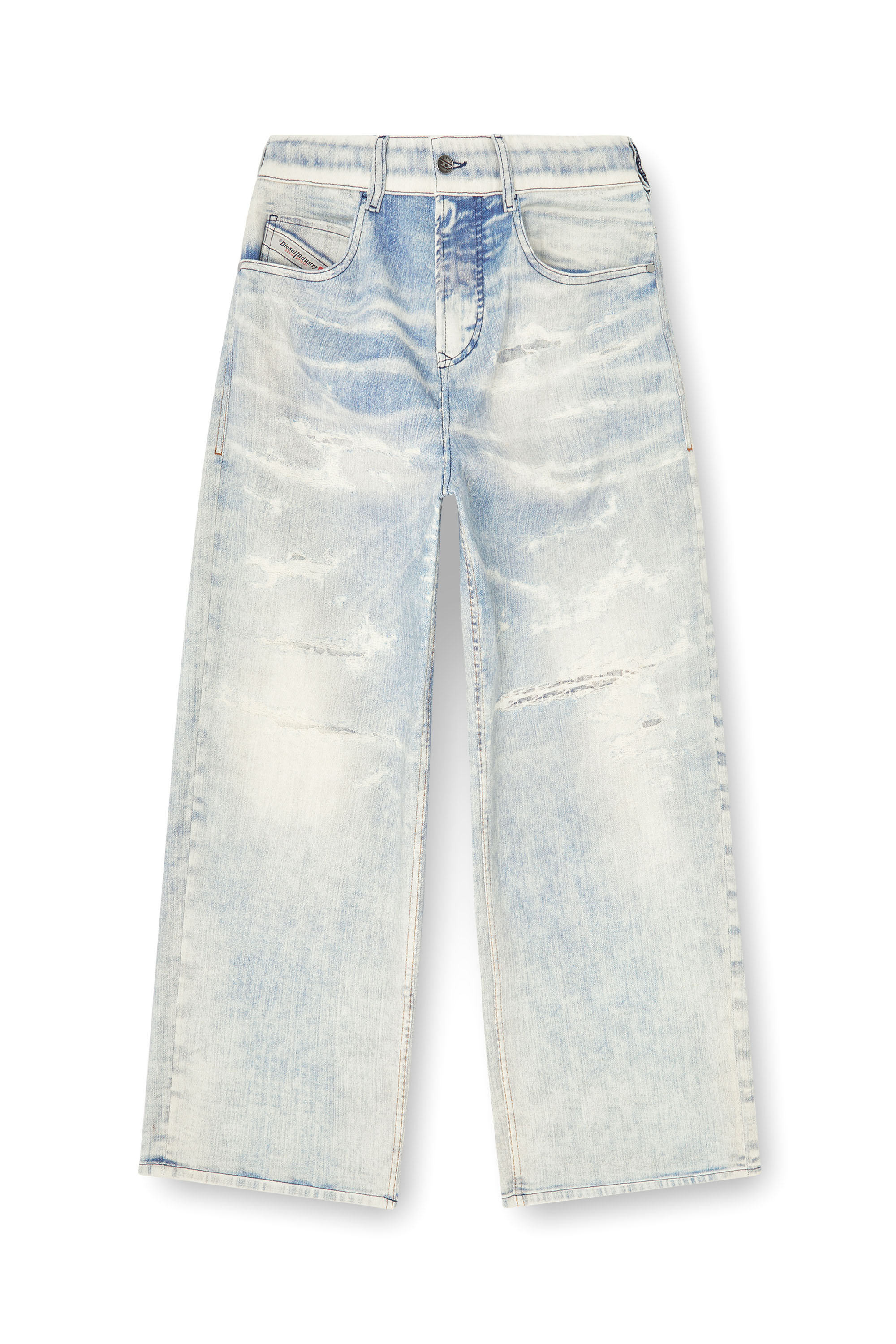Diesel - Relaxed 2097 D-Enim-M Joggjeans&reg; 068XM Mixte, Bleu Clair - Image 3