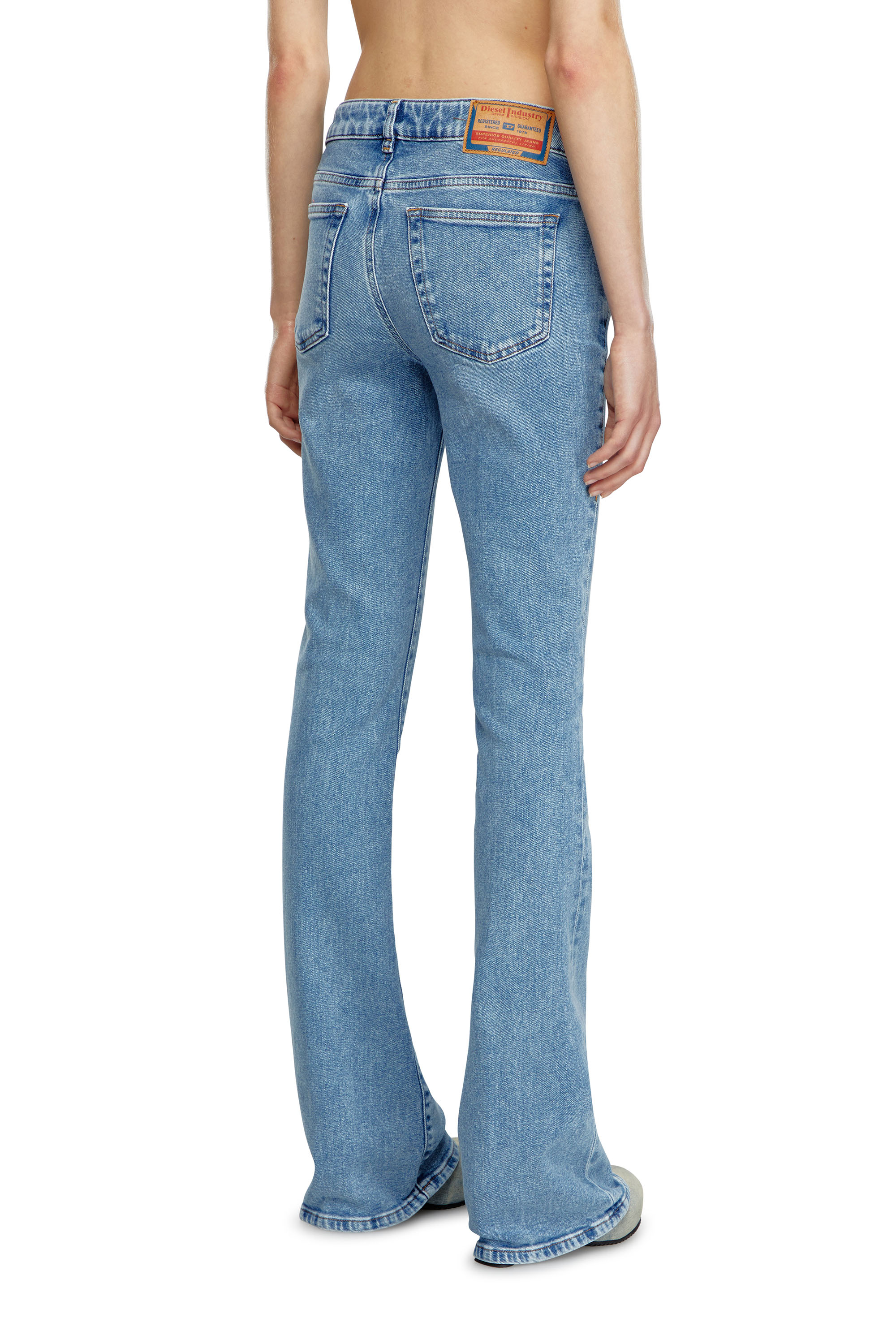Diesel - 1969 D-Ebbey 9B92L Bootcut and Flare Jeans, Bleu Clair - Image 2