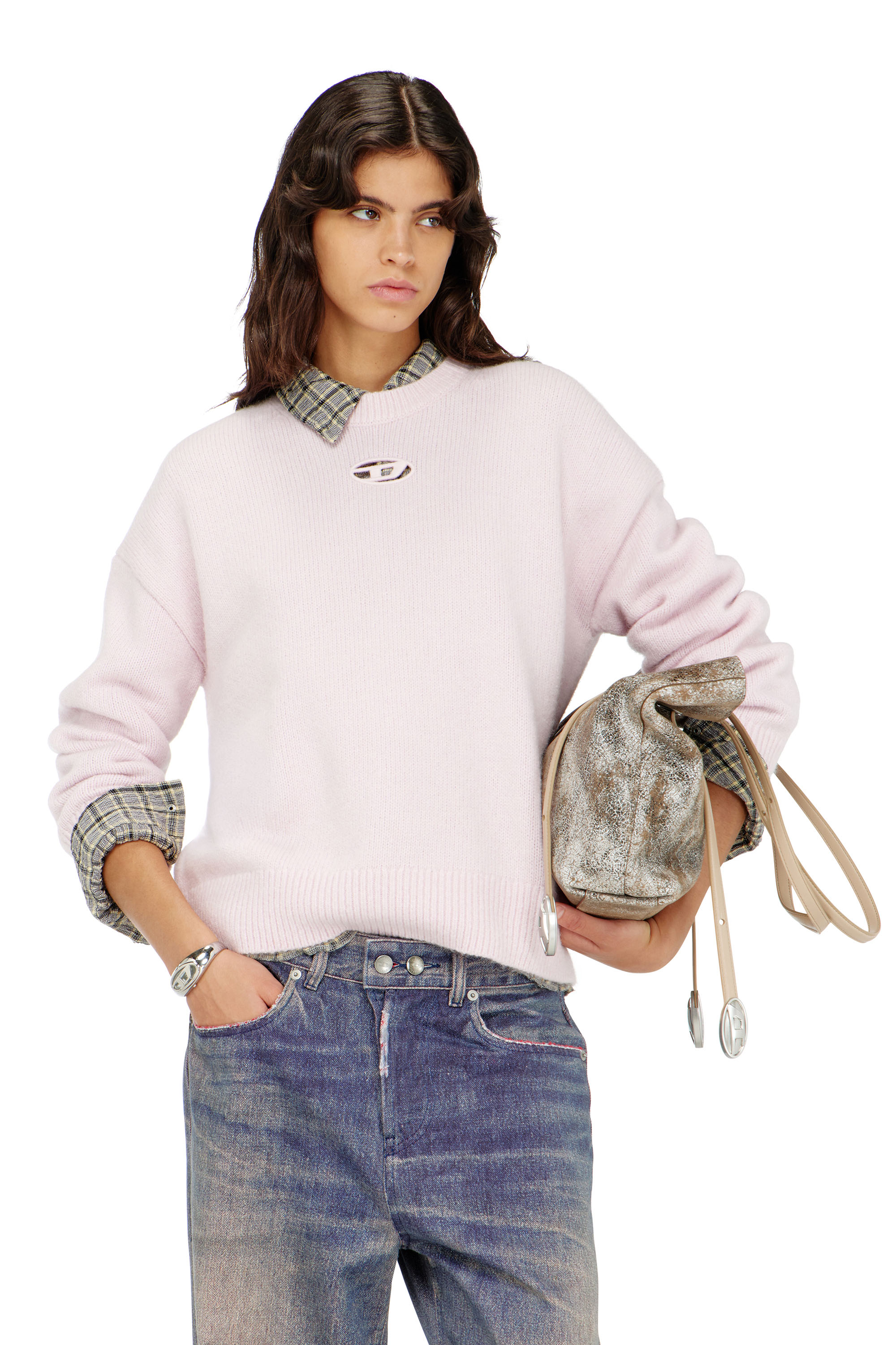 Diesel - M-AREETA, Pull en laine et m&eacute;lange d'alpaga Femme in ToBeDefined - 1