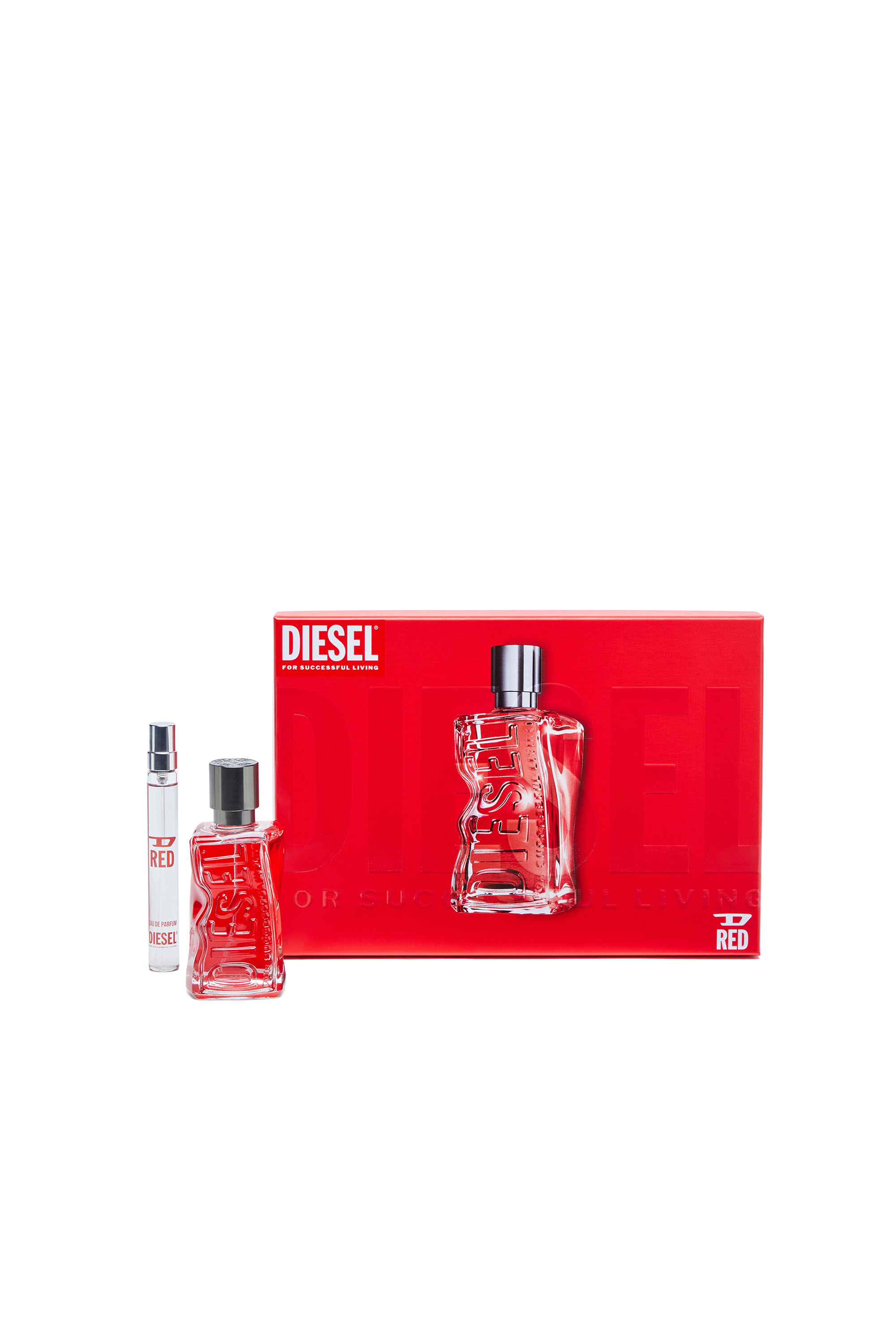 Diesel - D RED 50ML & 10ML  GIFT SET LF261000, Coffret cadeau D Red Homme in Rouge - 1