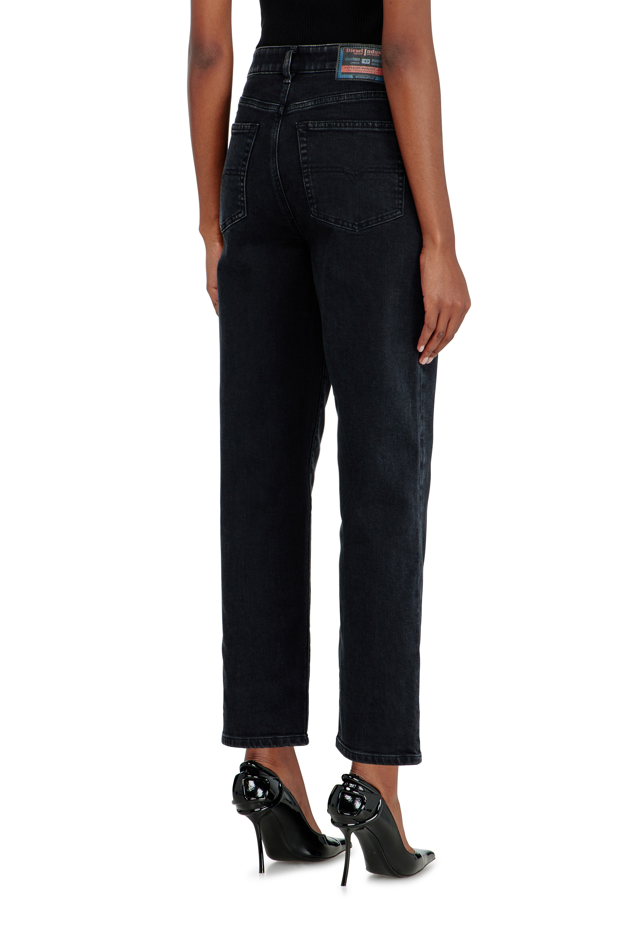 Diesel - Regular Jeans 1981 D-Went 09N89 Femme, Noir/Gris fonc&eacute; - Image 5