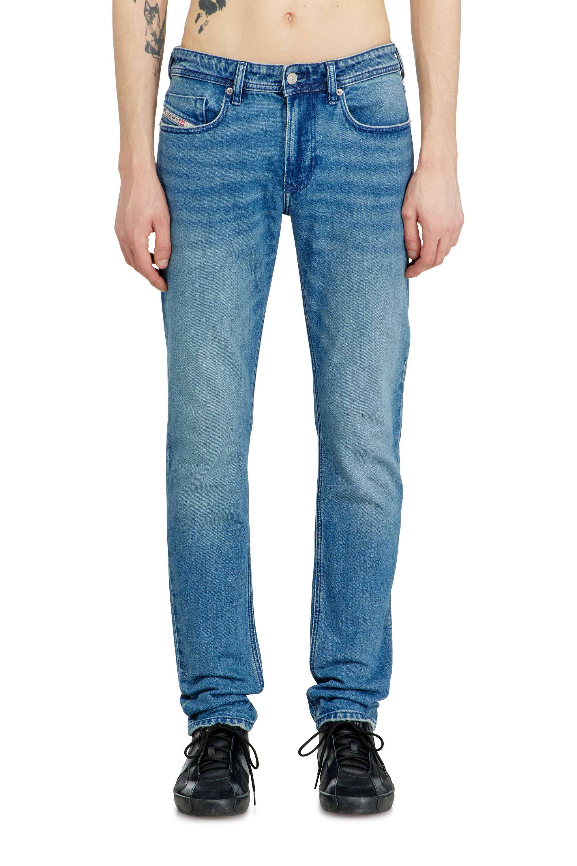 Diesel - Skinny Jeans 1979 Sleenker 0BEBI Homme, Bleu Clair - Image 2