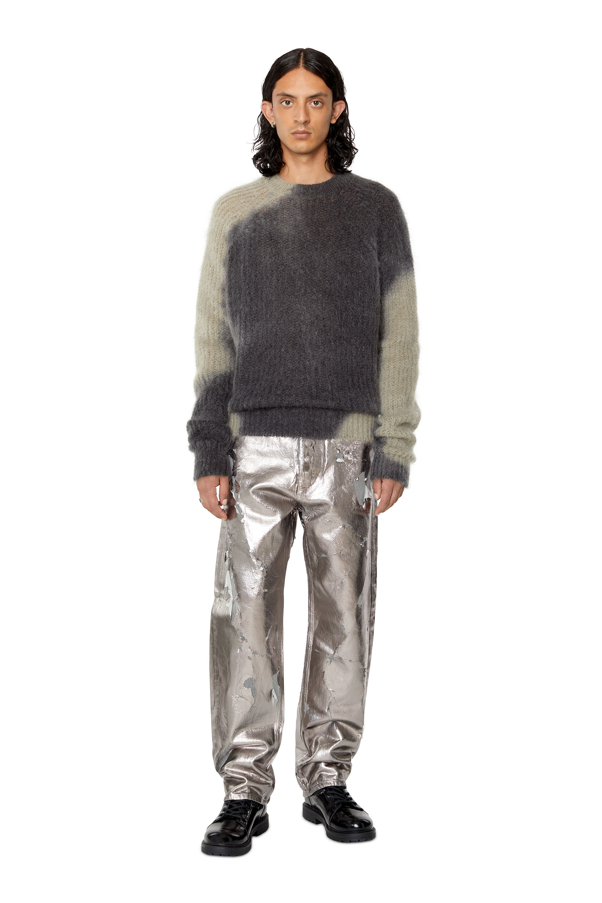 Diesel - 2010 D-Macs 007F7 Straight Jeans, Gris Clair - Image 5