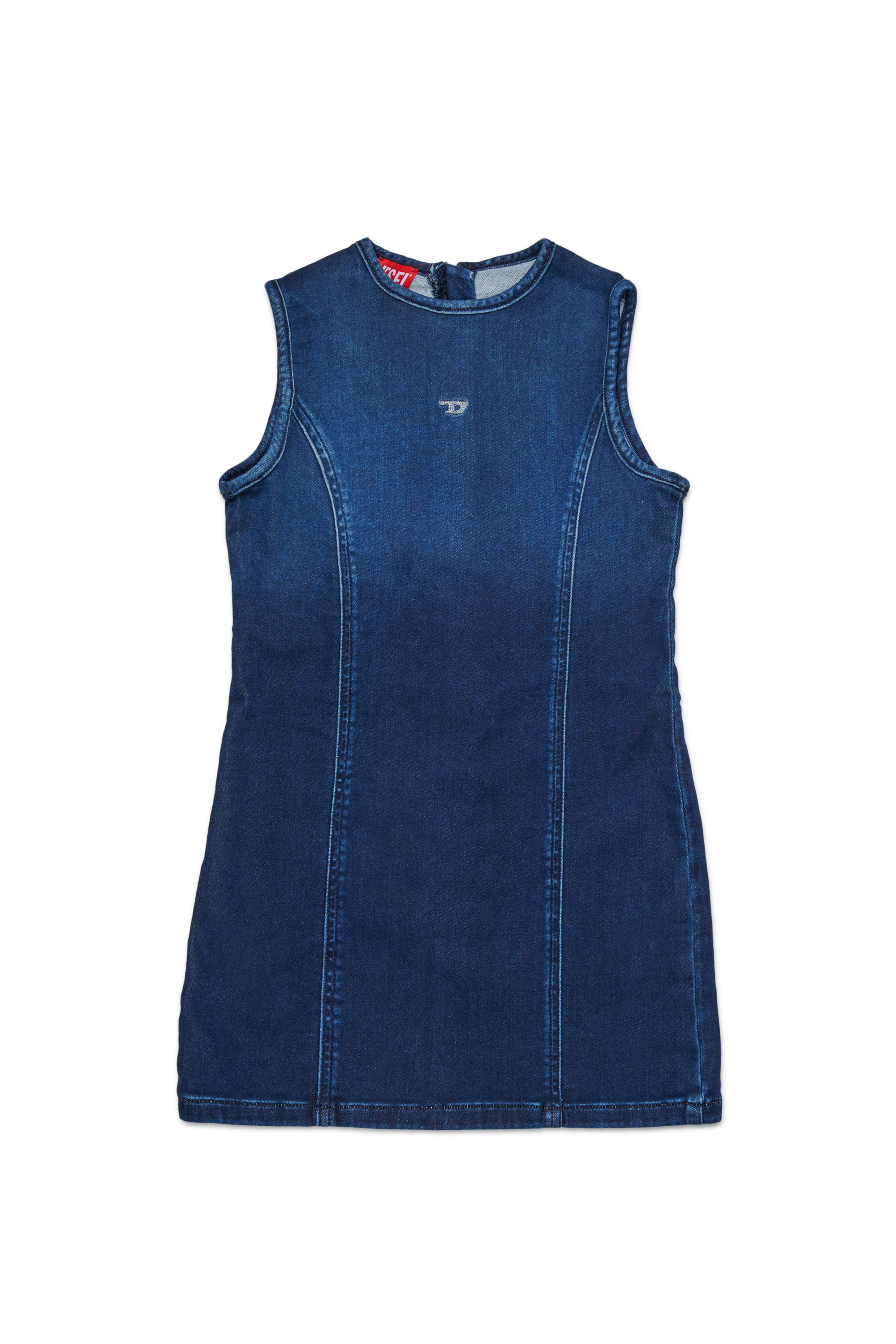 Diesel - DUMPY JJJ, Robe en jean sans manches Femme in Bleu - 1
