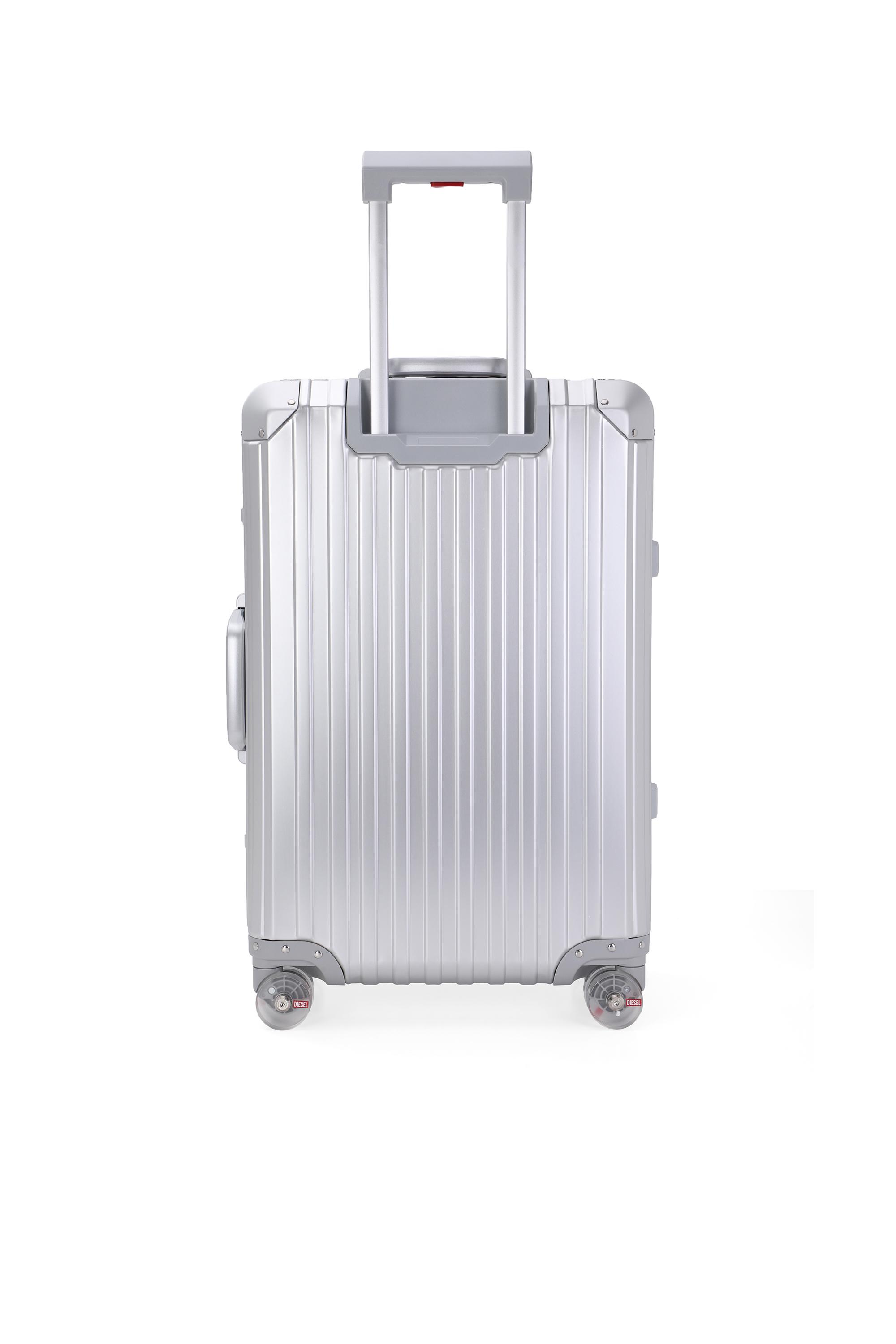 Diesel - DIESEL ALUMINUM TROLLEY- DSL002, Valise en aluminium taille M Mixte in Gris argent&eacute; - 2