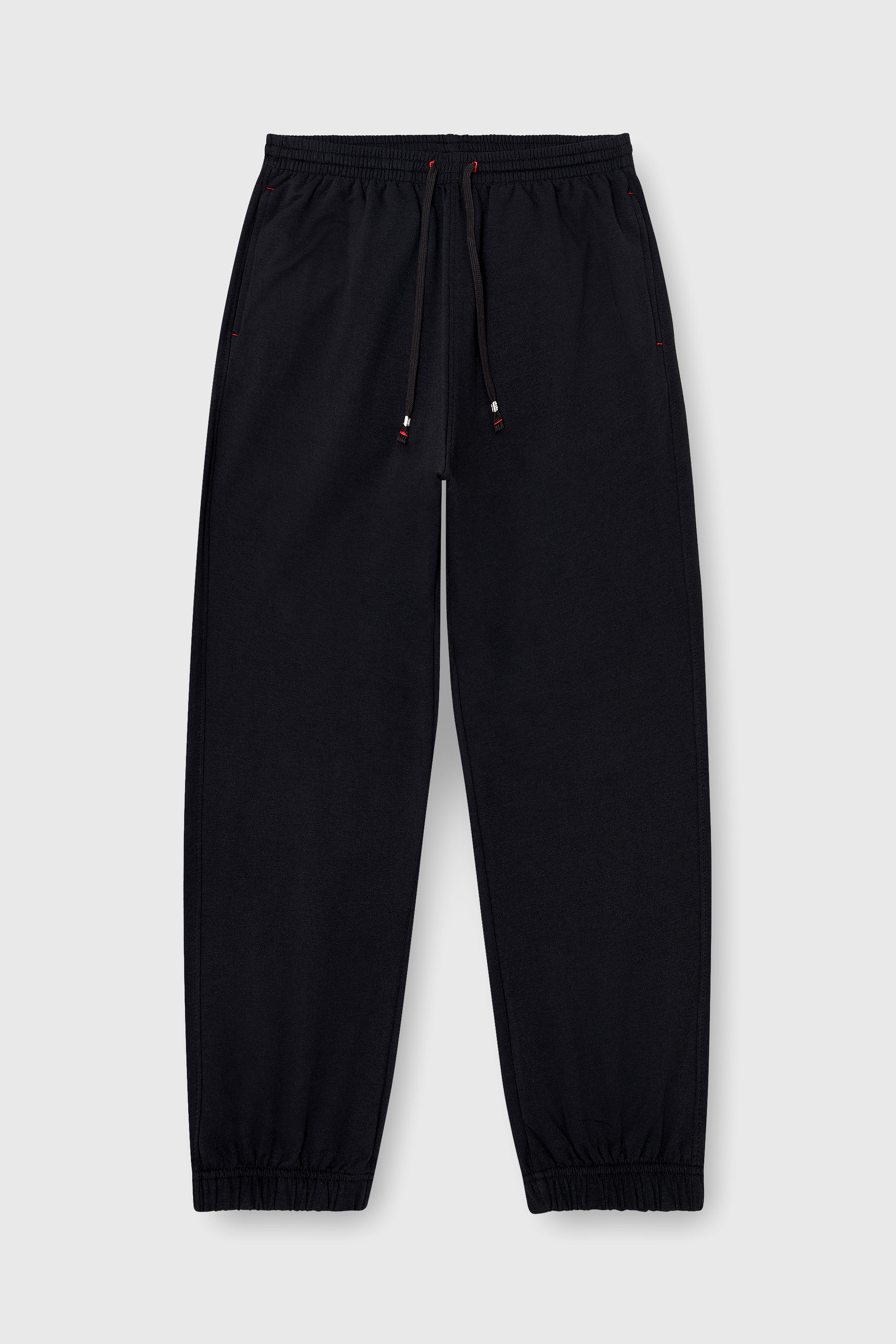 Diesel - LENNY-D-CORE, Pantalon de jogging en m&eacute;lange de coton gratt&eacute; Homme in Noir - 1