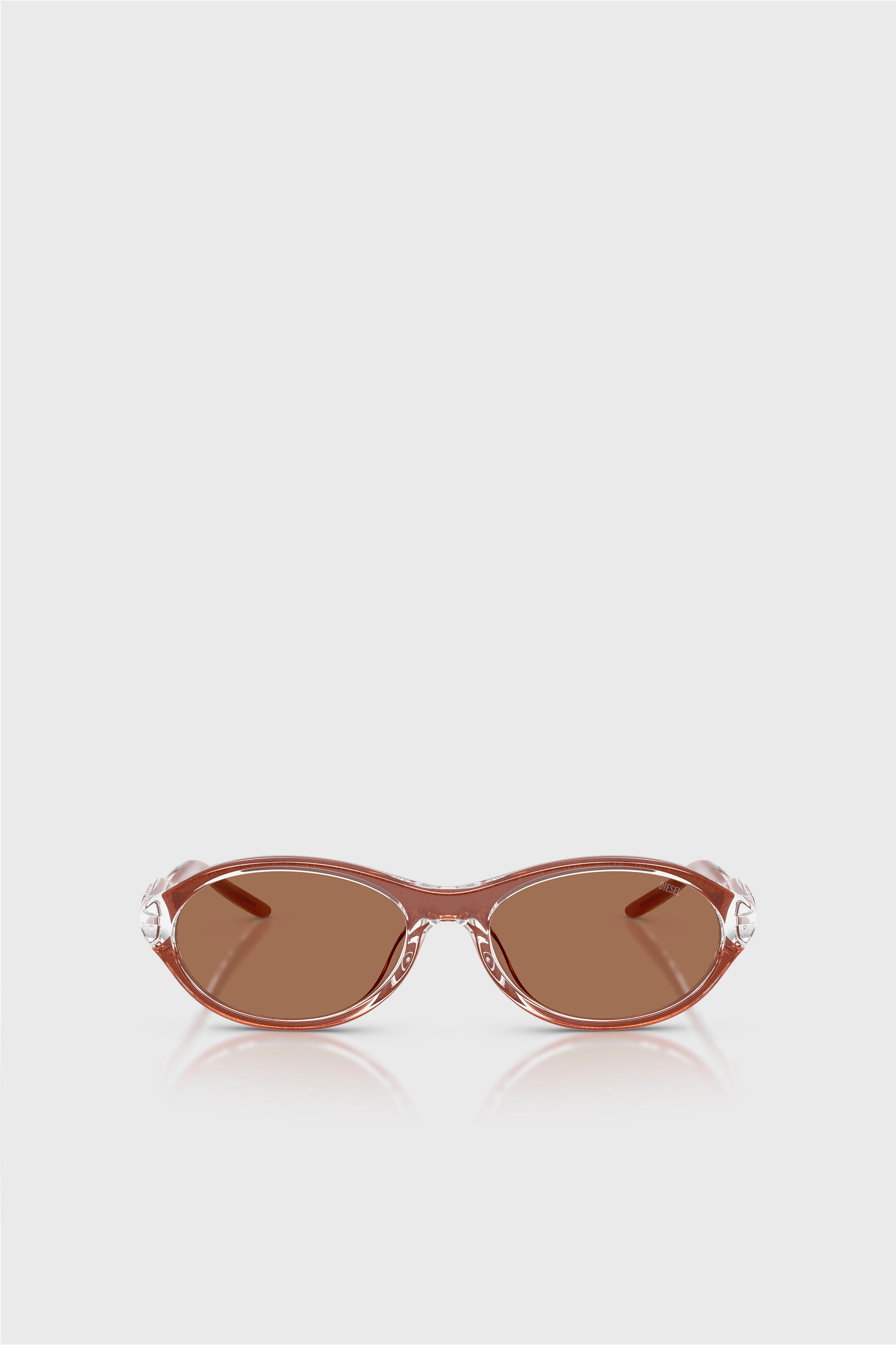 Diesel - 0DL3024U, Lunettes de soleil ovales Mixte in Marron - 1