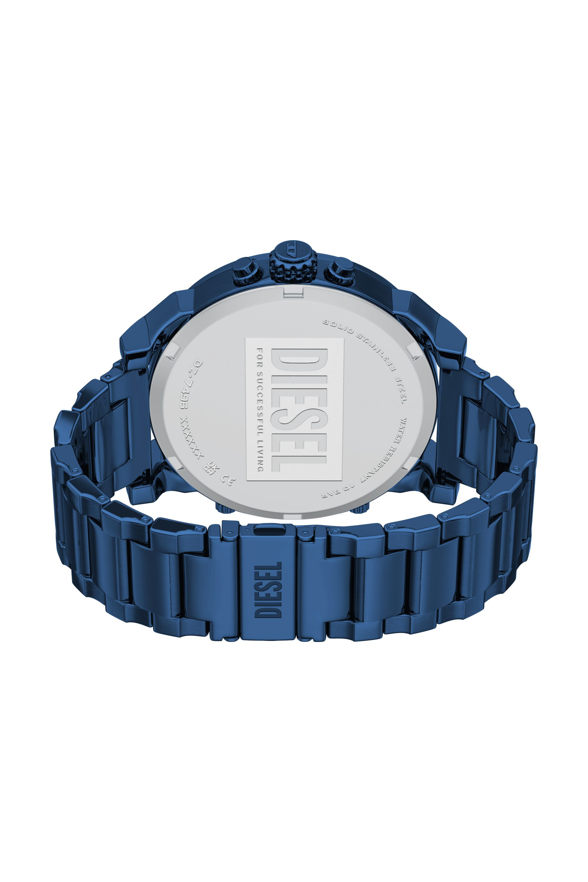 Diesel - DZ7496 WATCH, Montre Mr. Daddy 2.0 en acier inoxydable bleu Homme in Bleu - 5