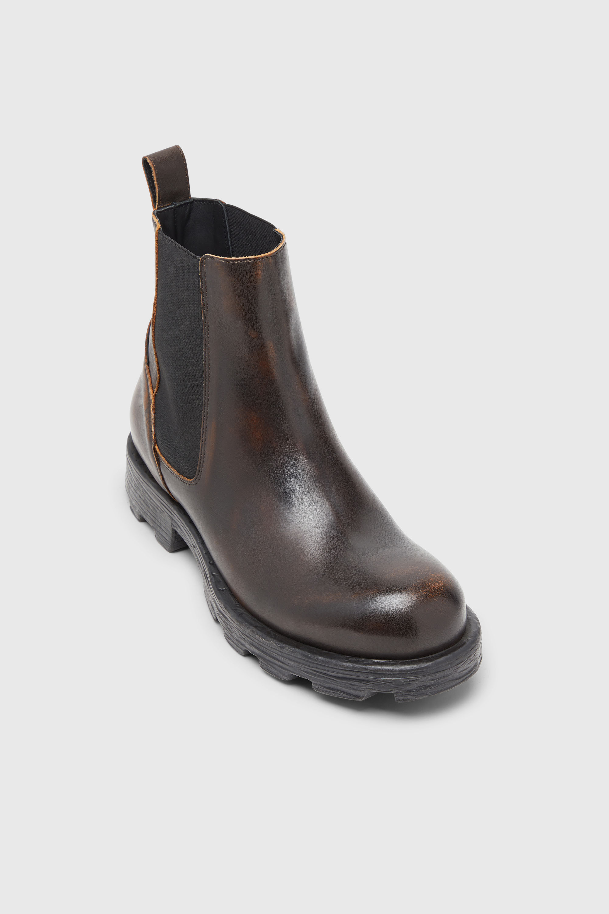 Diesel - D-HAMMER CH, D-Hammer-Bottines Chelsea en cuir bross&eacute; Homme in Marron - 4