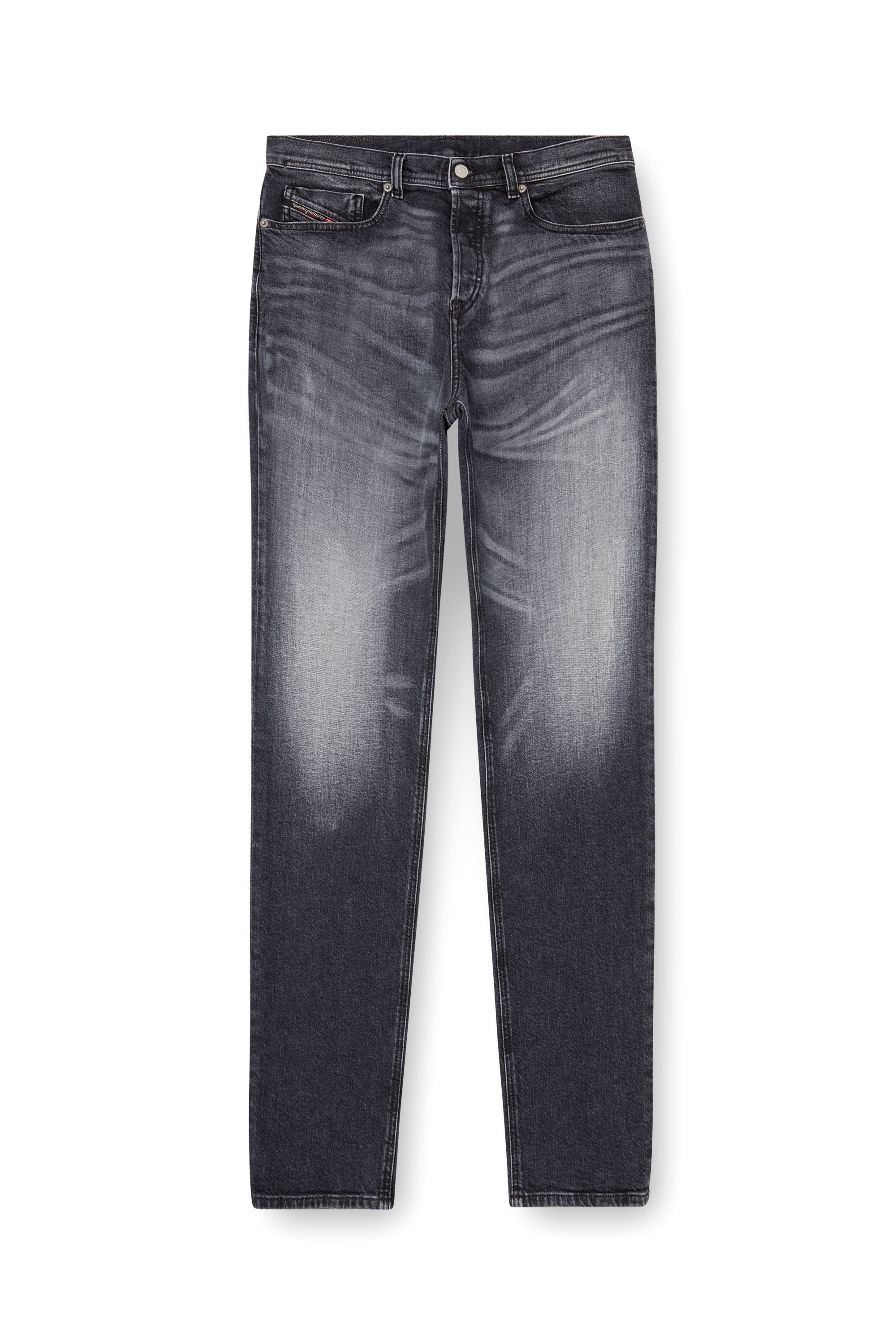 Diesel - Regular Jeans 2023 D-Finitive 09L52 Homme, Noir/Gris foncé - Image 3