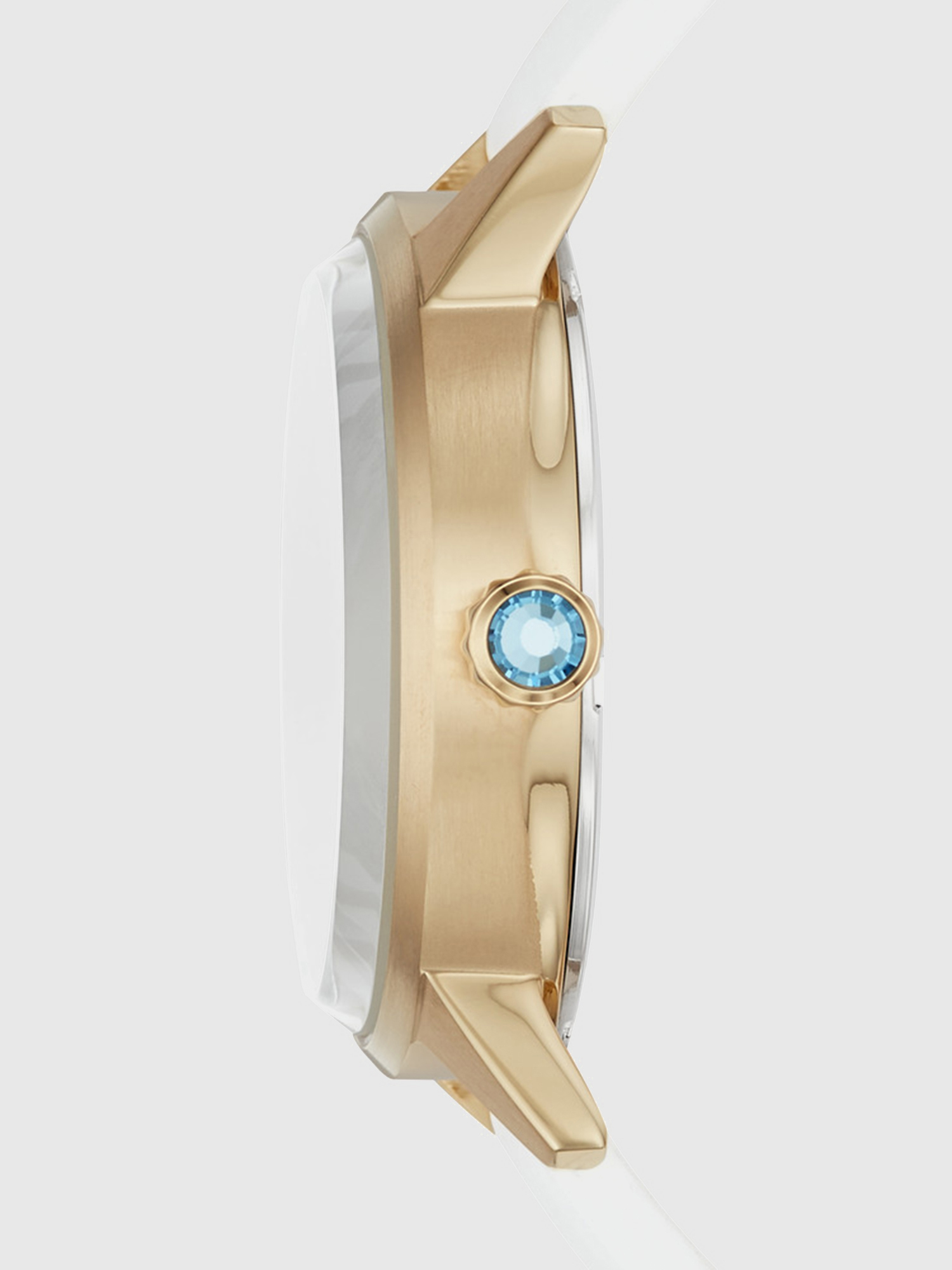 Diesel - DZ5565, Montre à paillettes blanche et dorée, 38 mm Femme in Doré - 2