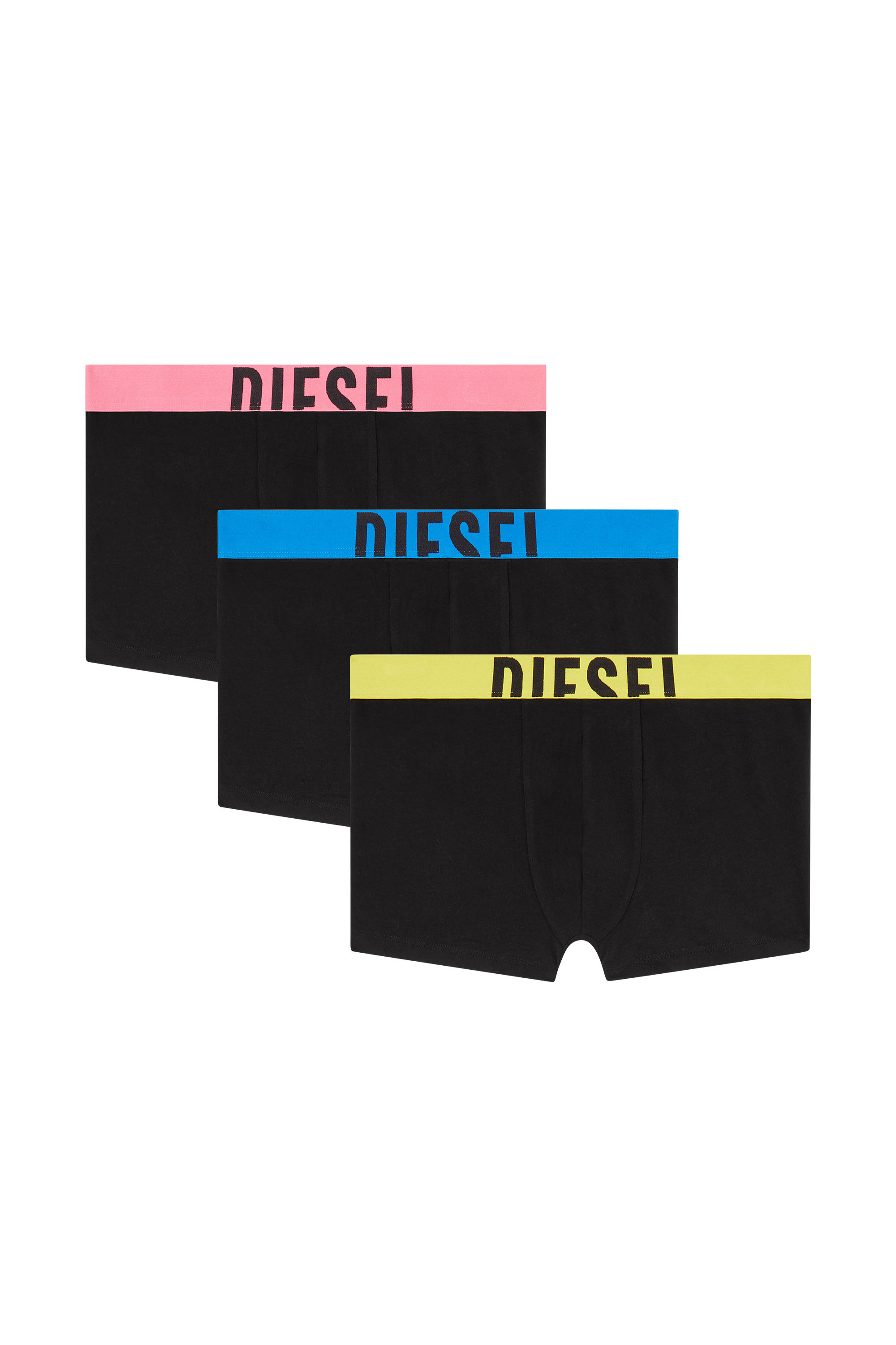 Diesel - DAMIEN-D-POP-3PACK-40, Lot de trois boxers en coton stretch Homme in ToBeDefined - 1